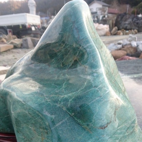 グリーンアベンチュリン20.8キロ 鑑賞石 原石 宝石 パワーストーン