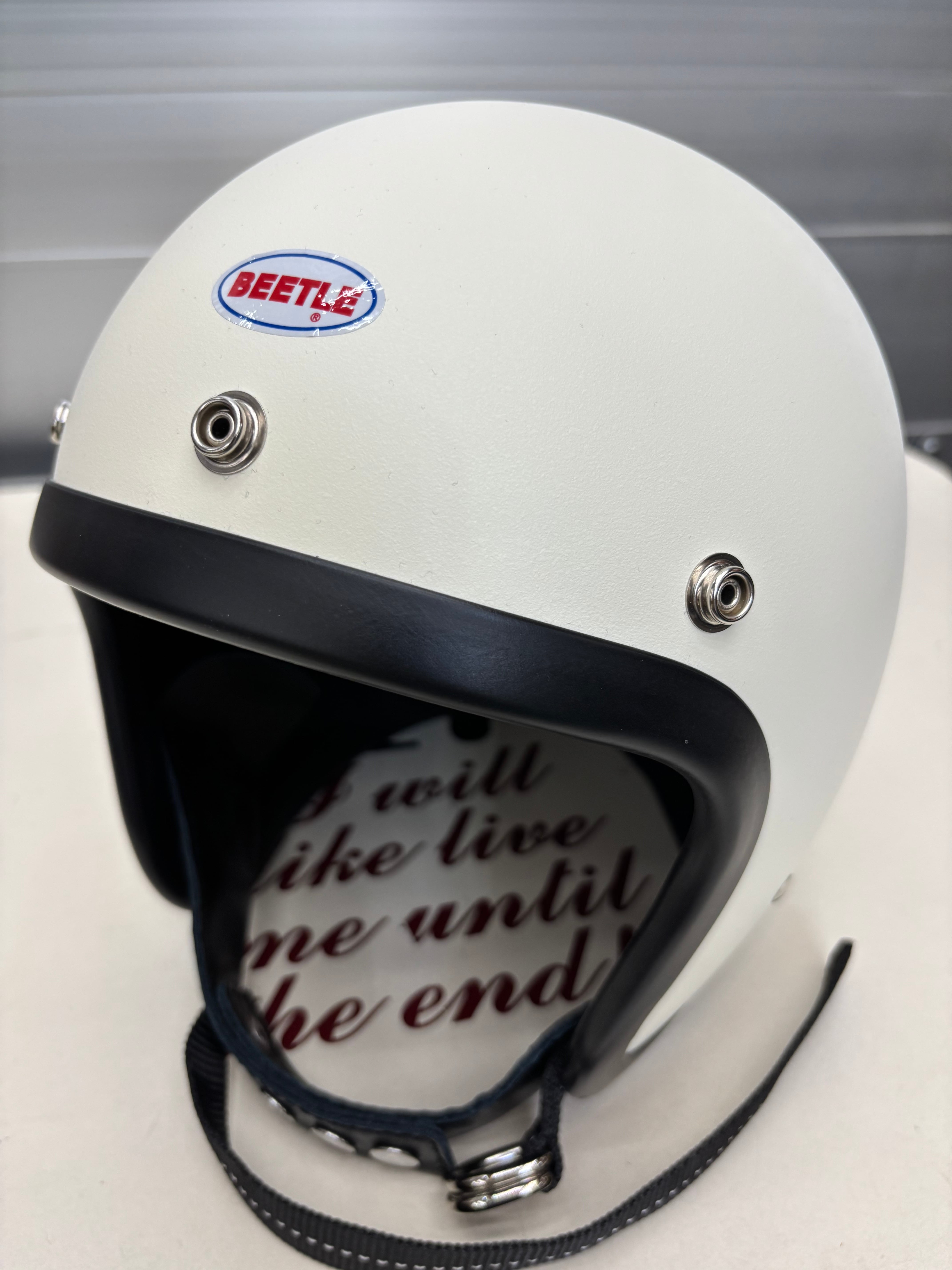 オーシャンビートル LAC マット アイボリー Wストラップ黒！各サイズ