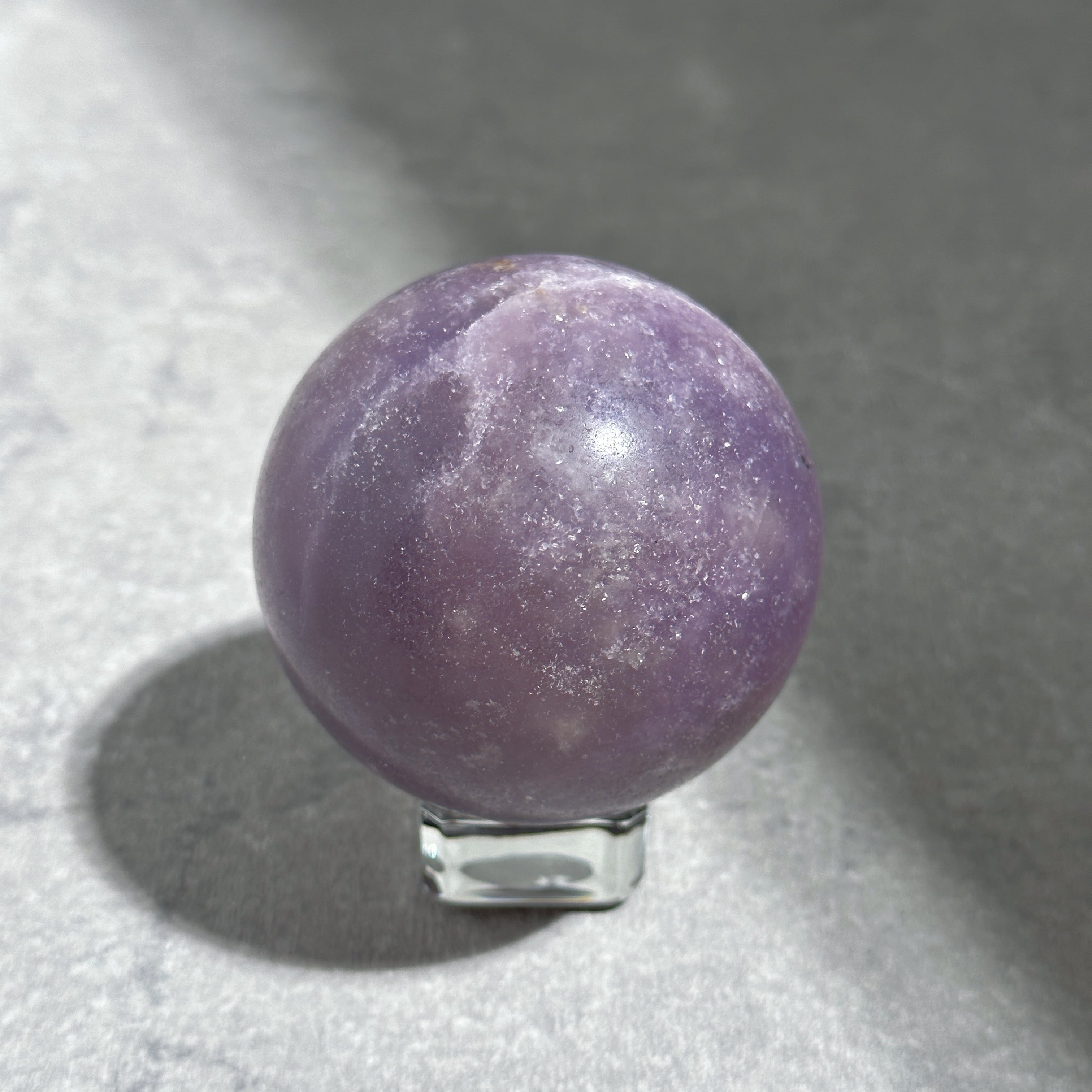 レピドライト スフィア02◇Lepidolite◇天然石・鉱物・パワーストーン