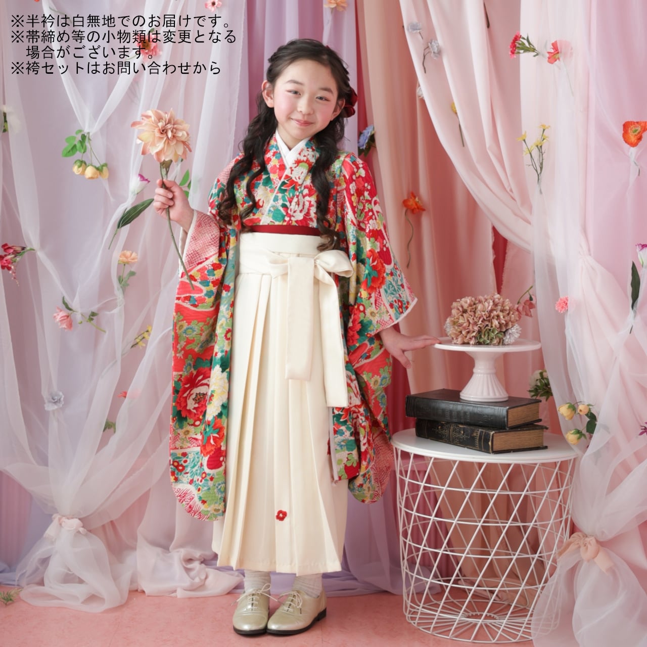 レンタル】七五三着物 7歳 女の子 オリジナル ピンク 【Y272-B297