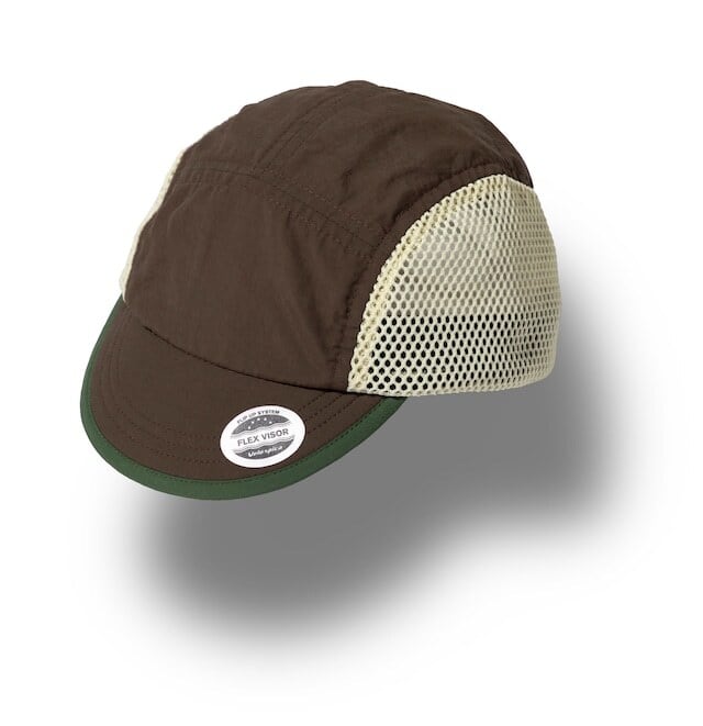 Velo spica｜P.S.C Cap Cycling col.Brown / Green | Run Ride Point