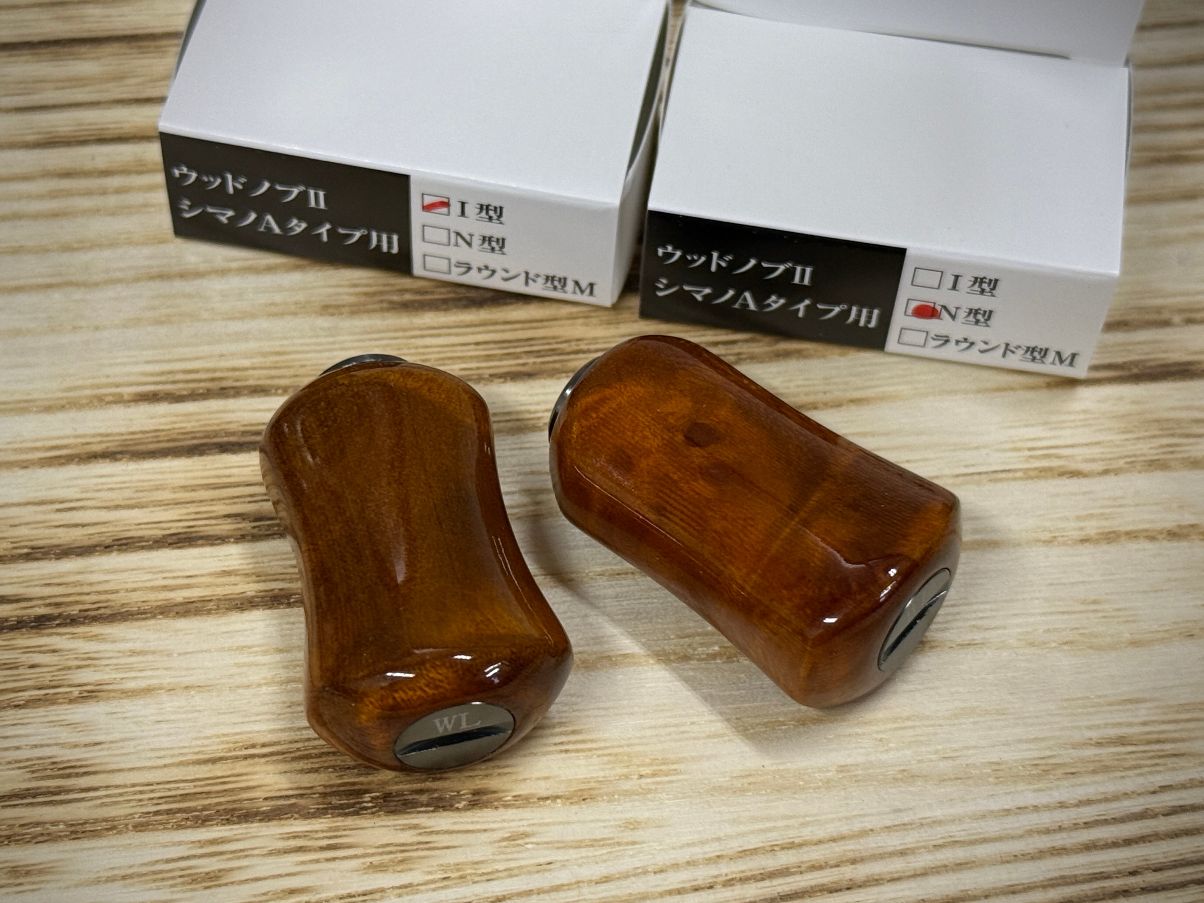 Water Land 高級ウッド製ハンドルノブ【I型・N型】 | Fishing Tackle