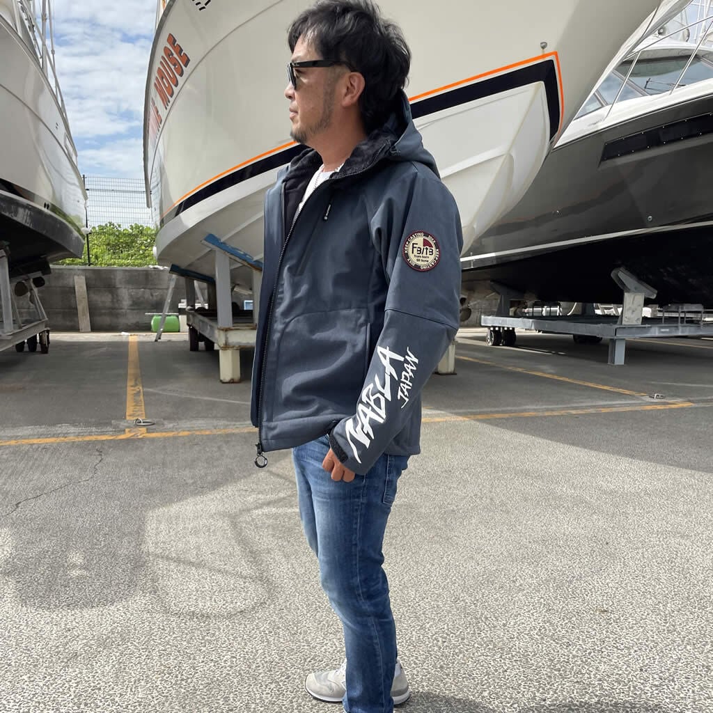 mazume×NABLAJAPANウインドカットジャケット2023 チャコール | NABLA