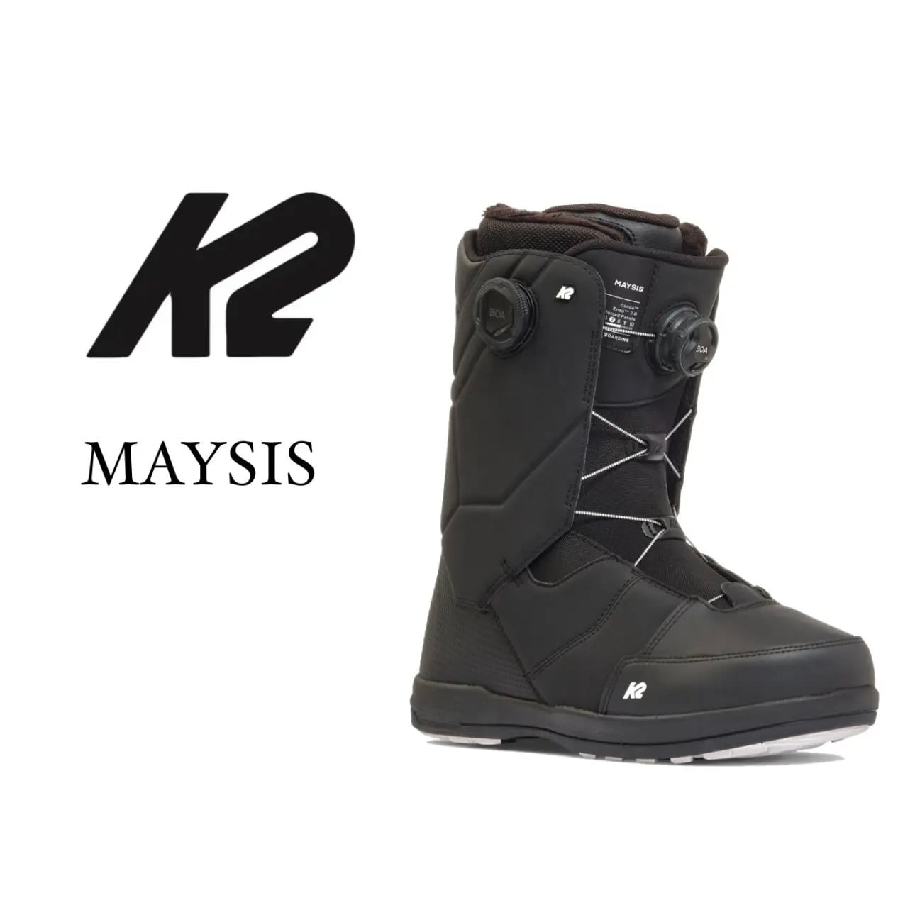 24-25モデル. K2 .『 MAYSIS 』. Black . ケーツー . メイシス