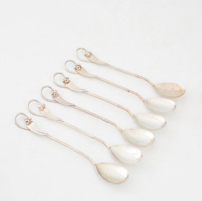 スターリングシルバー スプーン6本セット コーヒースプーン ティー