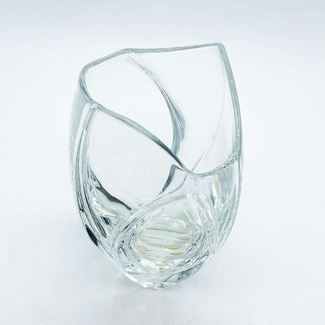 バカラ Baccarat フランス クリスタルガラス リゴット ジベルニー 花瓶