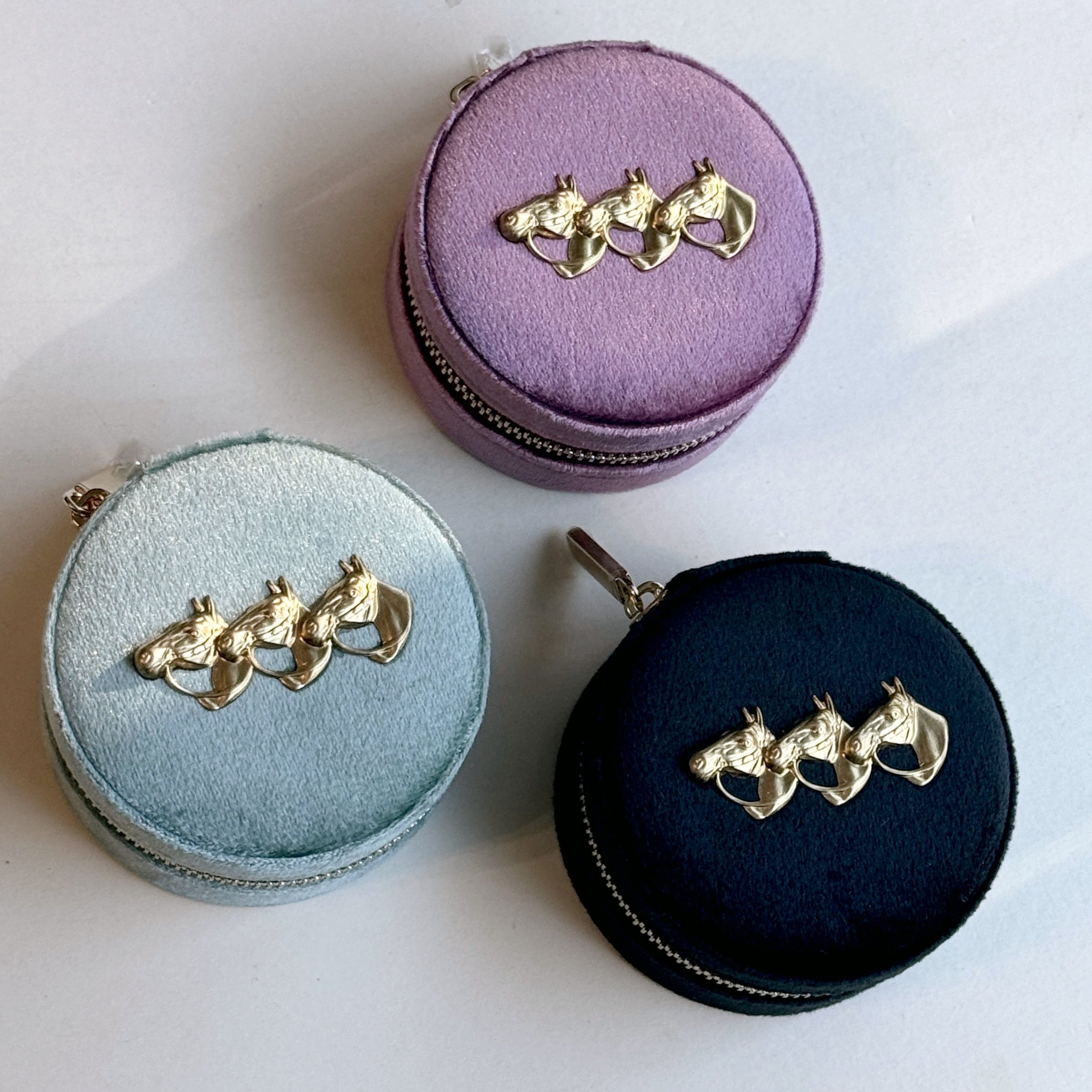 ジュエリーケース M - 10.馬3頭 | TAMARI ONLINE / オンラインショップ