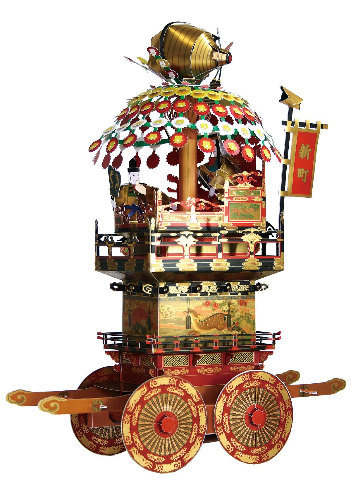 新湊曳山ペーパークラフト S-12/新町（しんまち） | ペーパークラフト