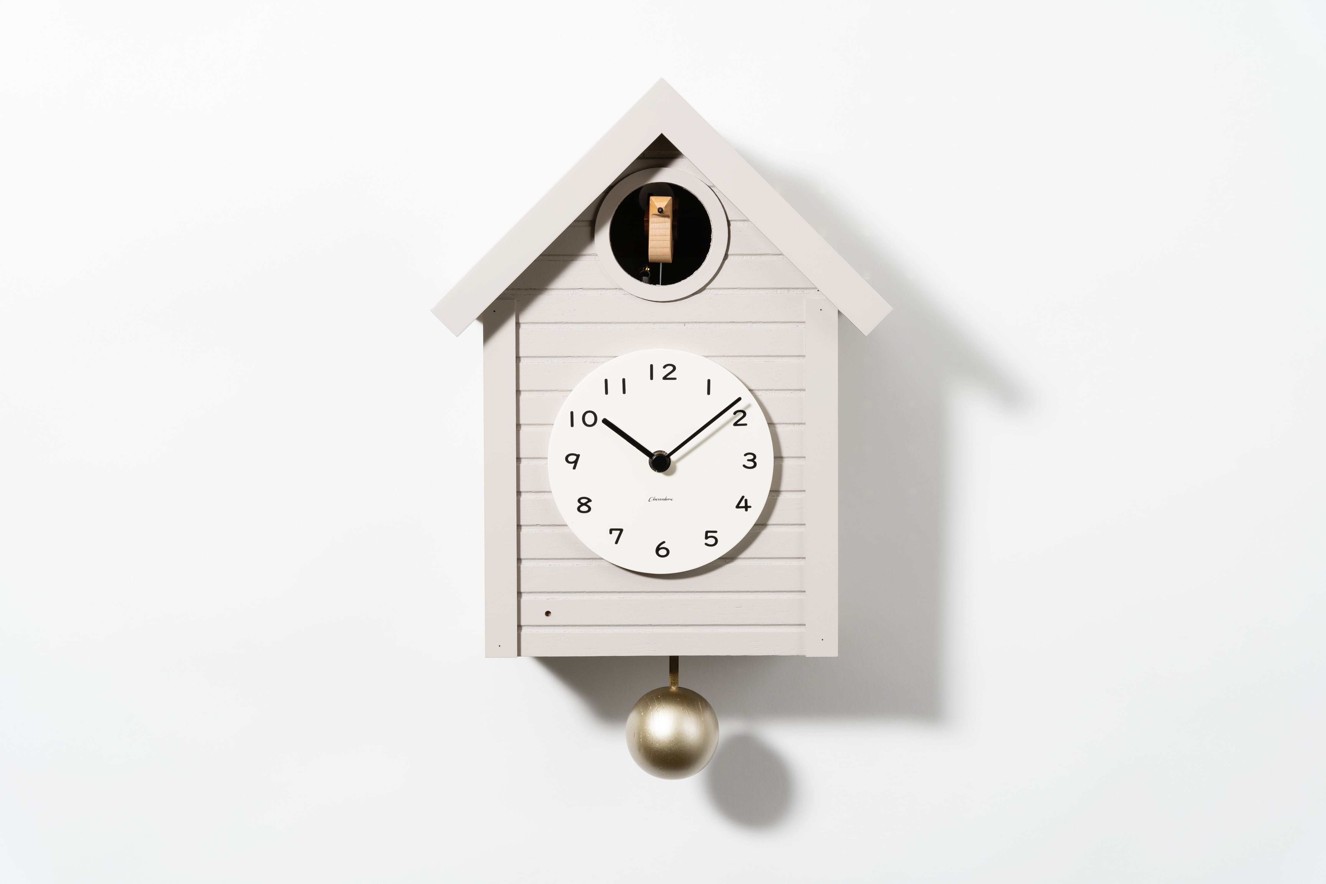 鳩時計 Cuckoo CLOCK WARM GRAY | シャンブル【CHAMBRE】byインターゼロ
