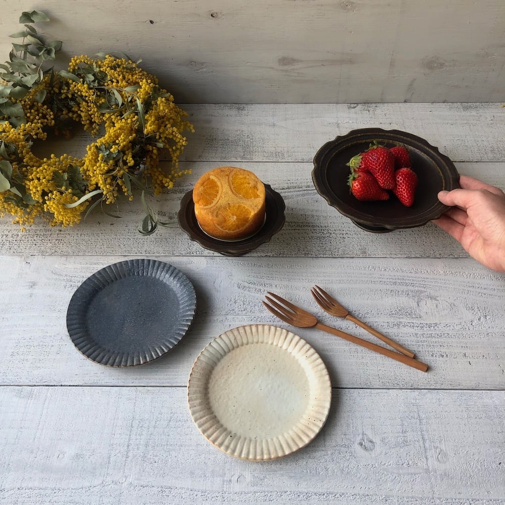 深川製磁 黒竹コンポート錆 菓子器 有田焼 深川製磁｜公式オンラインストア