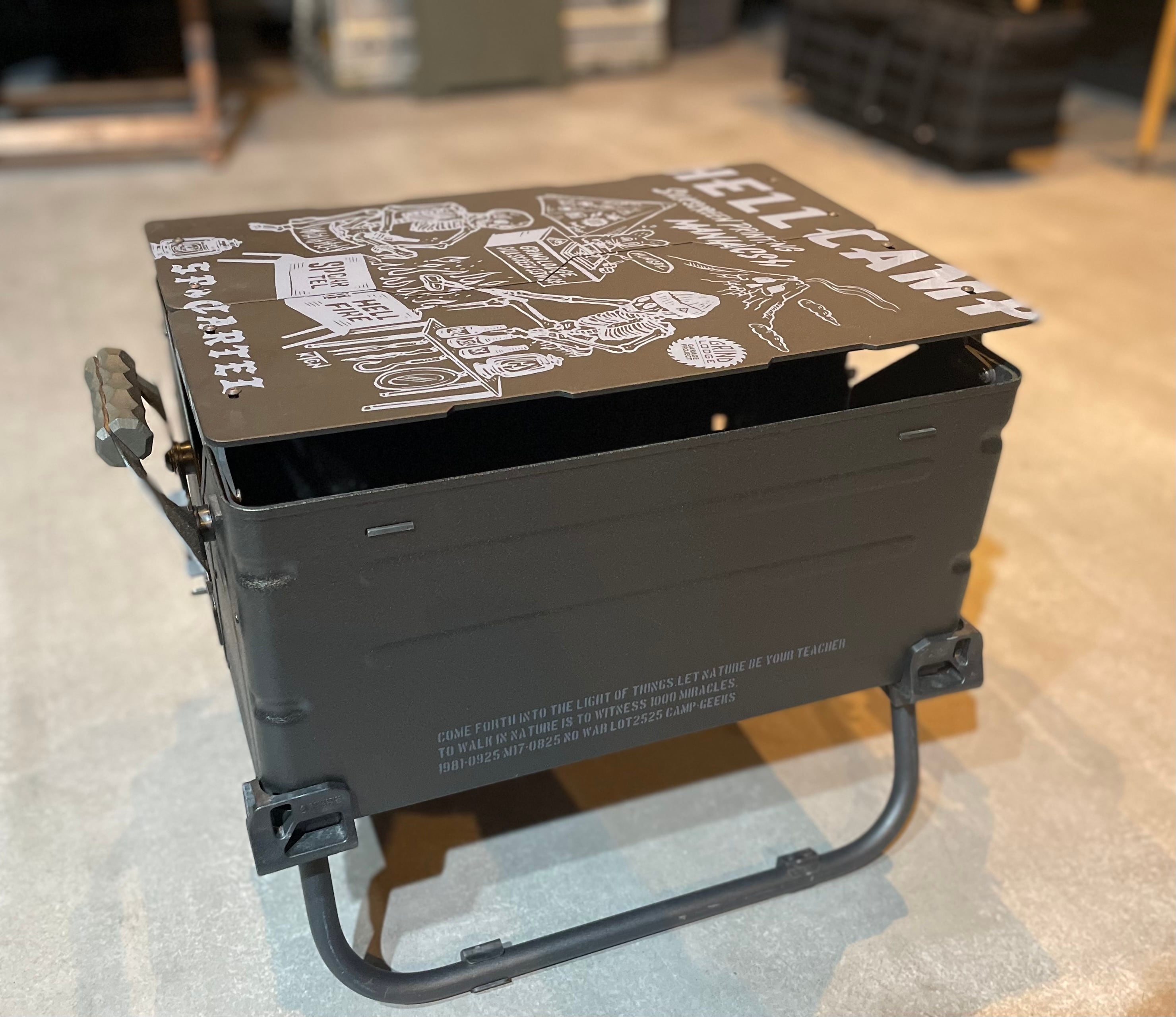 シェルコン25＞～チッピングブラック～ | CAMP GEEKS