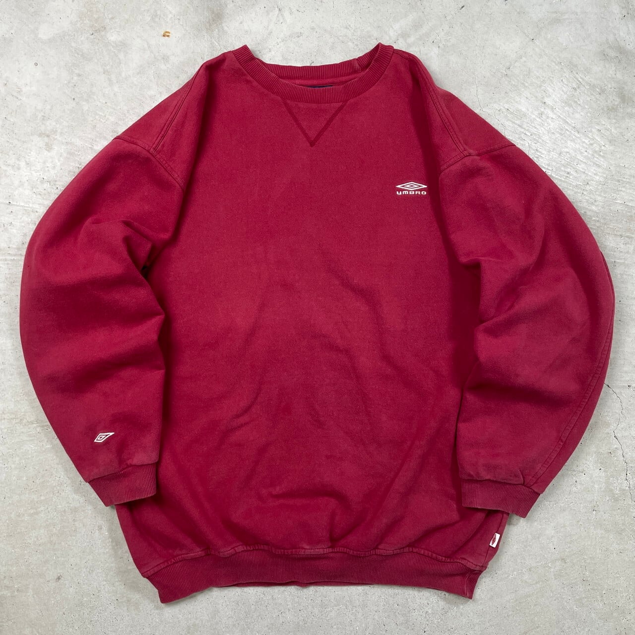 90年代 UMBRO アンブロ スウェットシャツ ワンポイントロゴ 刺繍