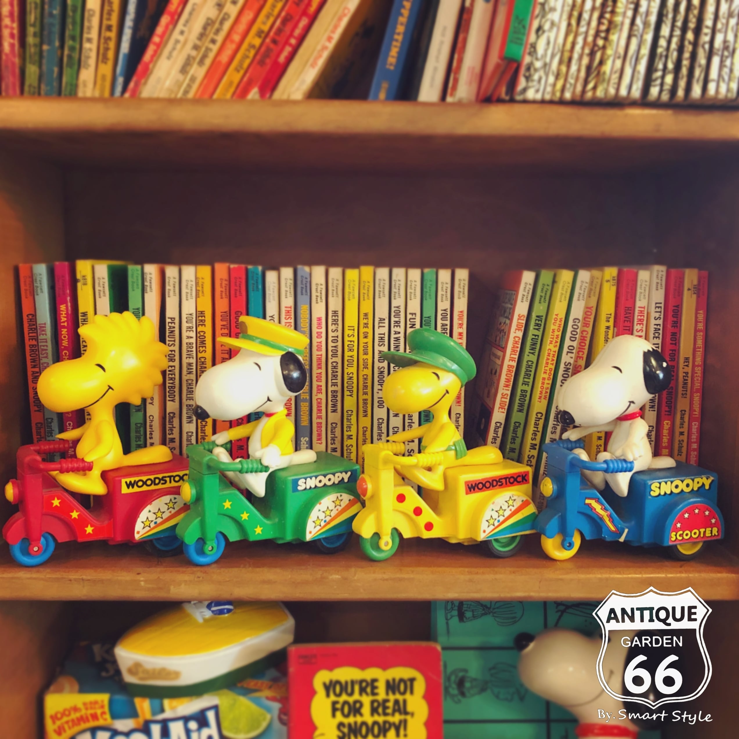 60-70年代 Peanuts スヌーピー ウッドストック おもちゃ バイク USA