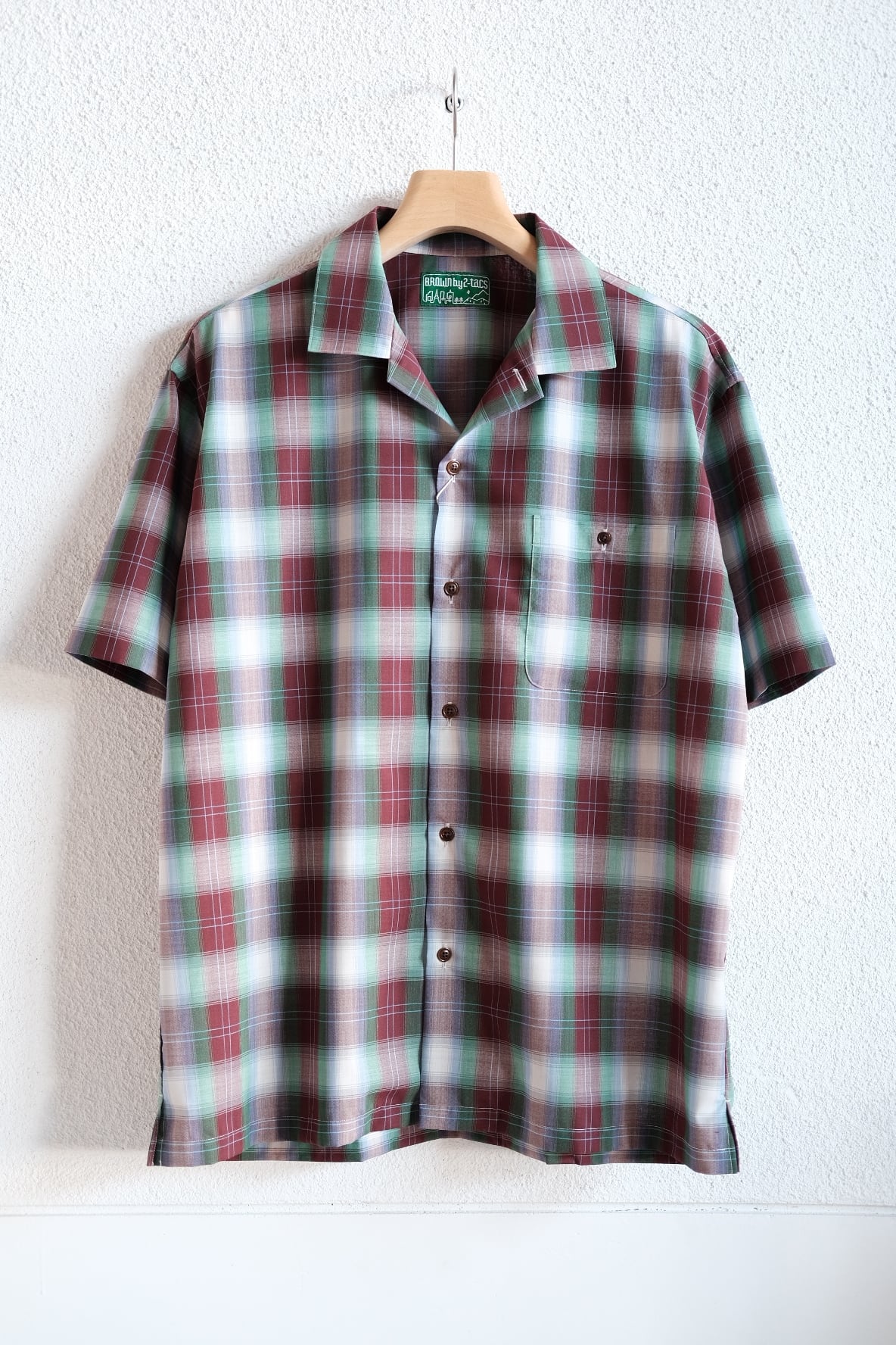 BROWN by 2-tacs＜ブラウンバイツータックス＞Open collar | Inhigh