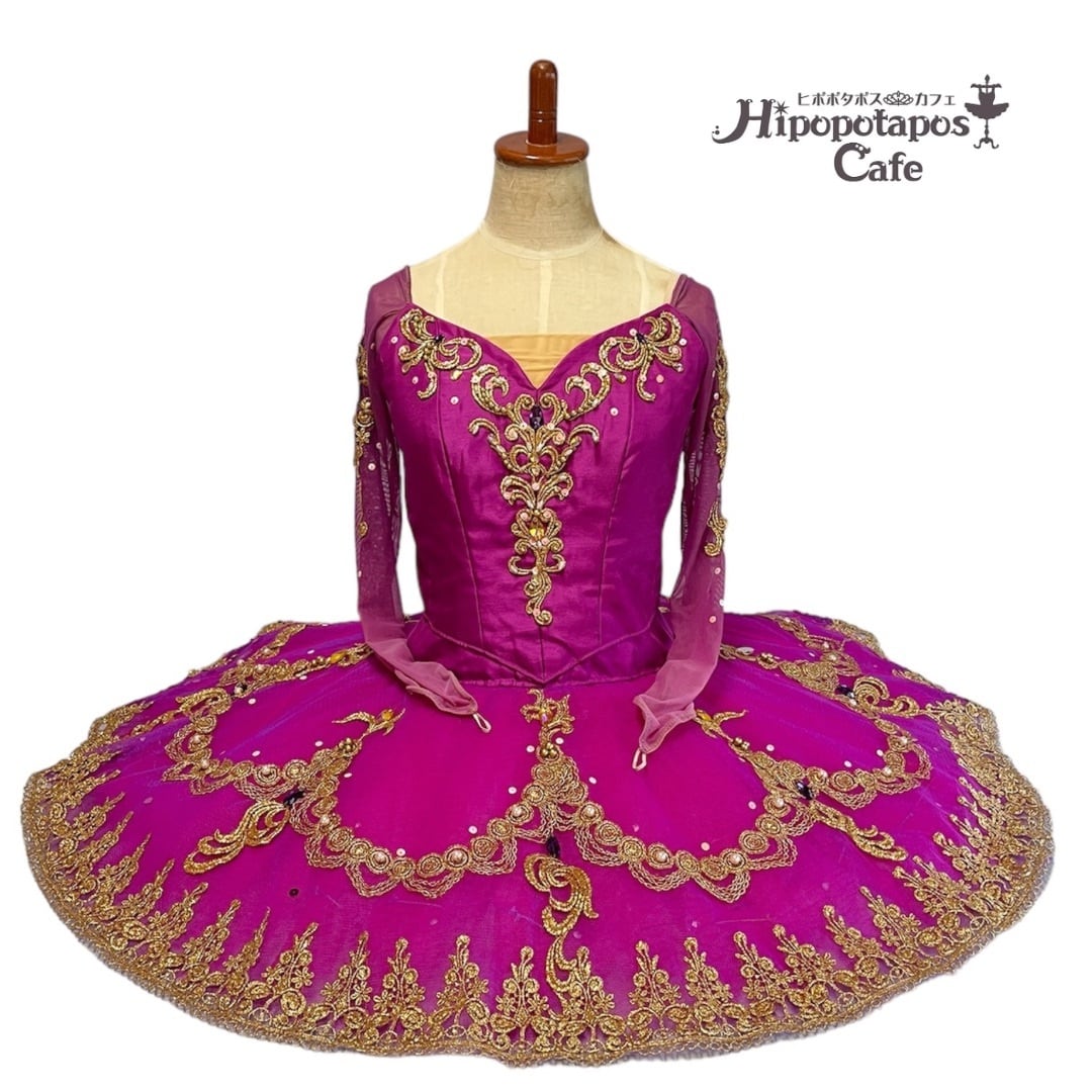 赤 ピンク バレエ衣装 チュチュ サイズS パキータ 赤 ピンク バレエ