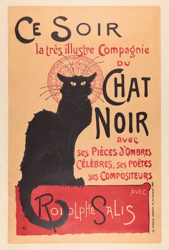 スタンラン「黒猫 （シャノワール）」ポストカード［CeSoir］ | NOEMA