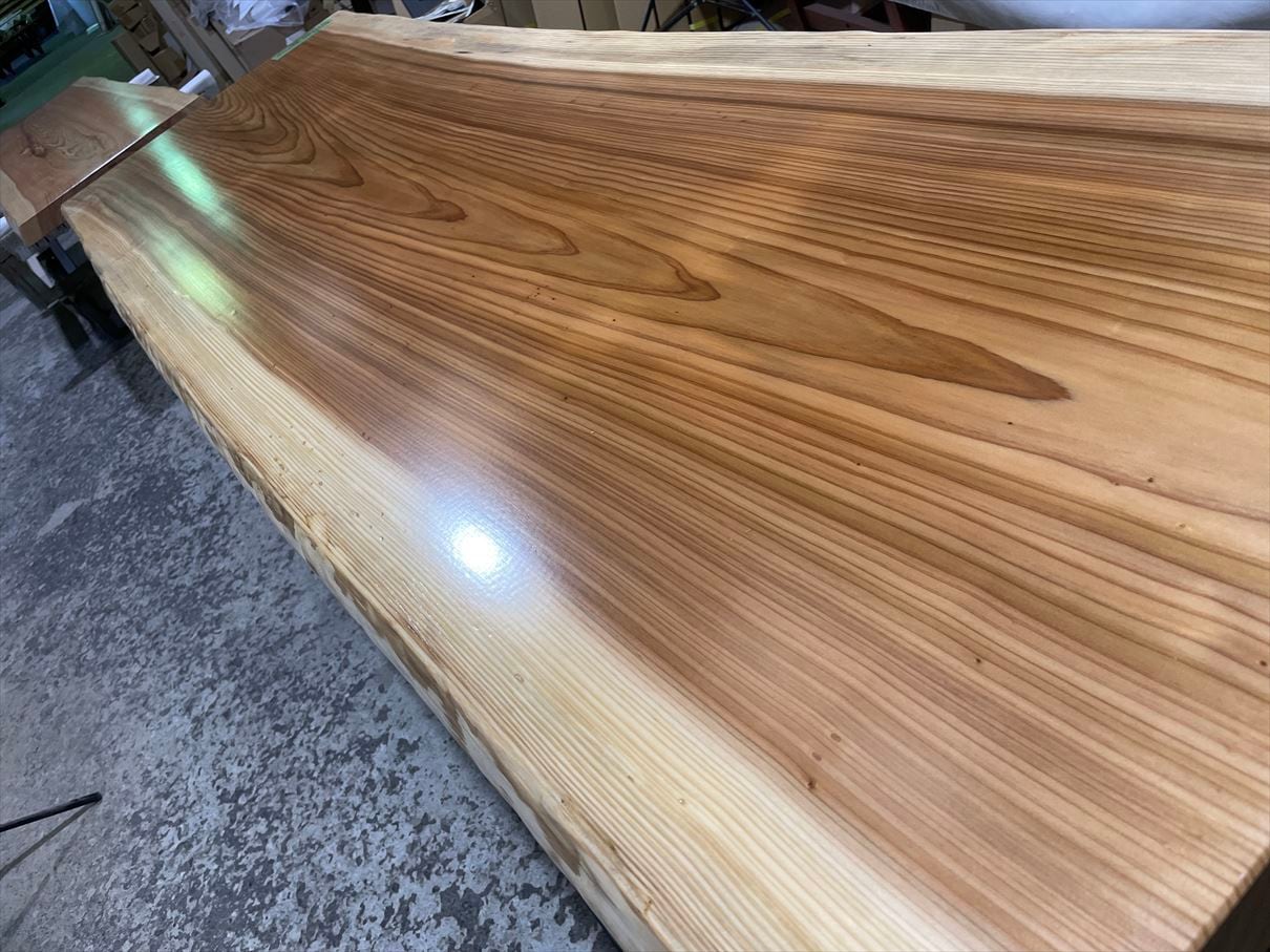 杉3967 一枚板無垢 2260x720-620-570x60mm 乾燥材 センターテーブル