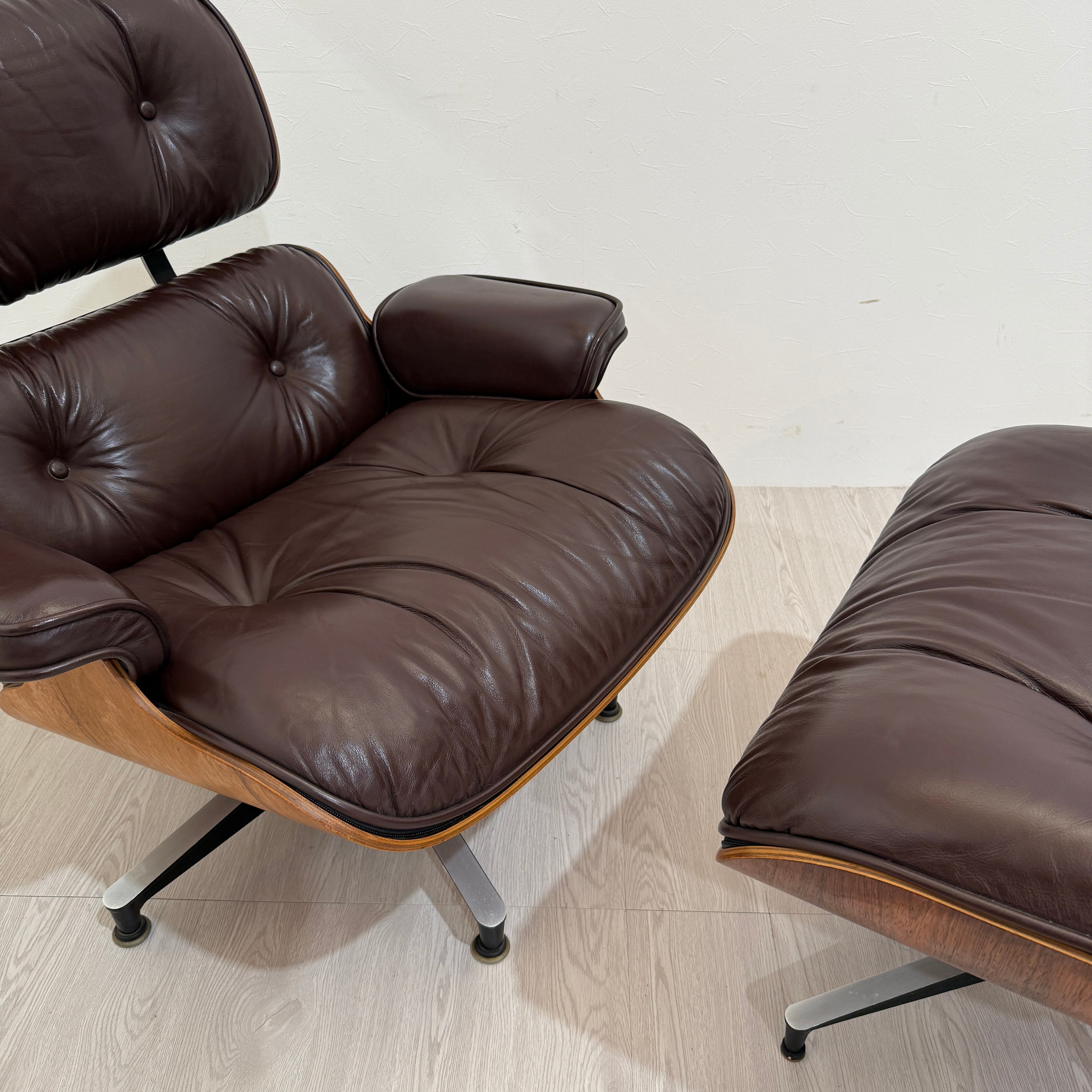 正規品 希少色 ハーマンミラー イームズラウンジチェア オットマン