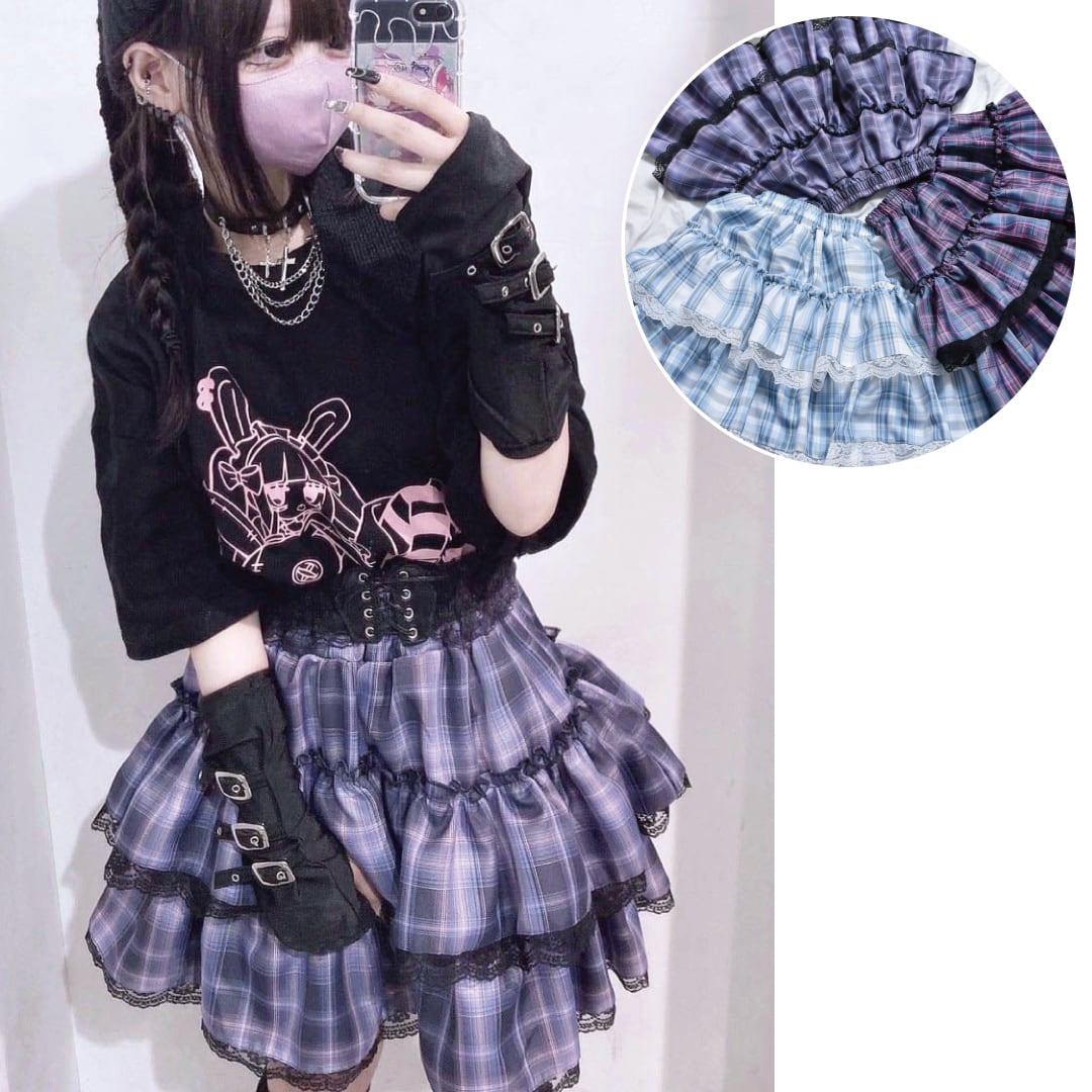 ふんわりティアードレーススカート(3色展開) | VOLCAN&APHRODITE