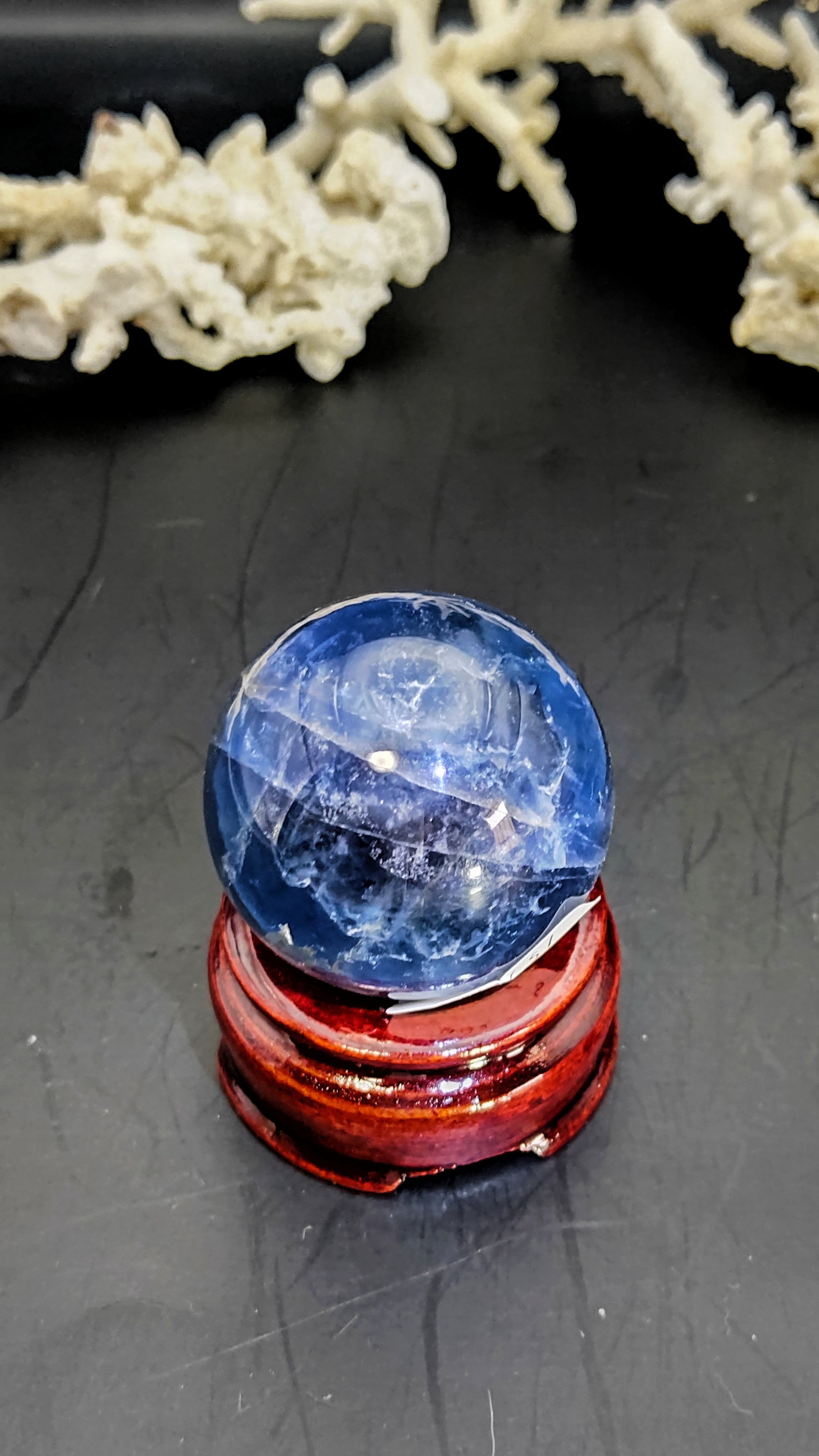 超レア・高品質】【天然石】ブルーフローライトスフィア | 天然石専門