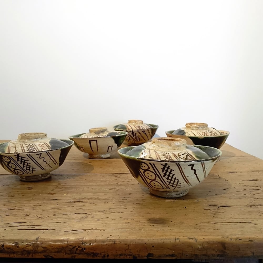 Sold Out】加藤作助「織部蓋茶碗」 | アトリエウチノ ｜ オンライン