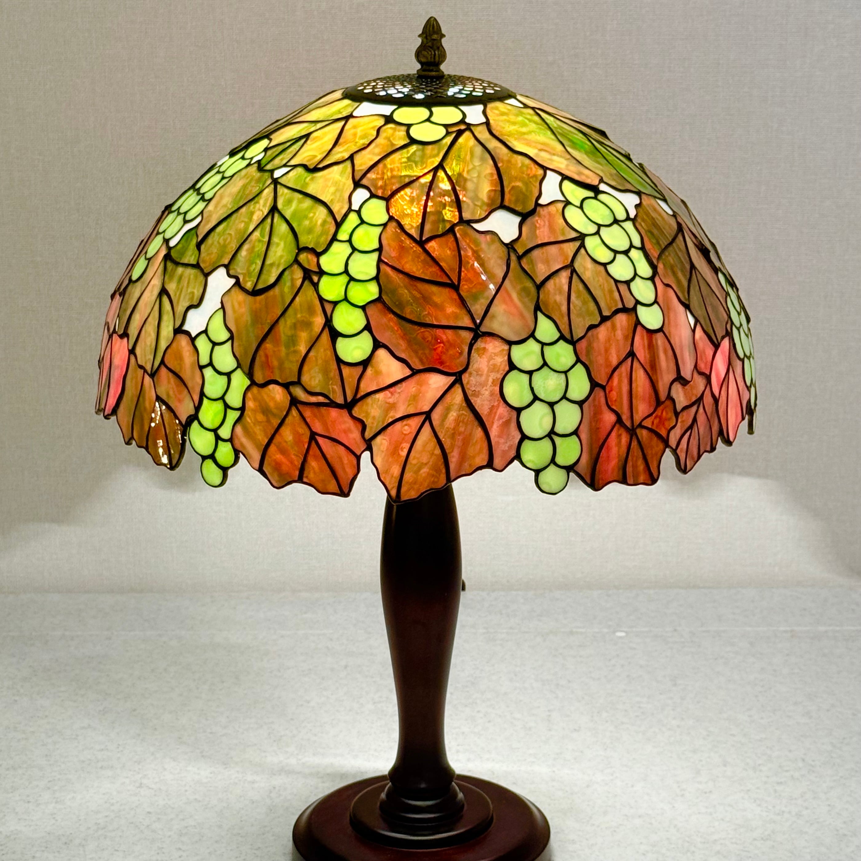 ランプ「葡萄（Ⅱ）」 | 川島政則ステンドグラス工房