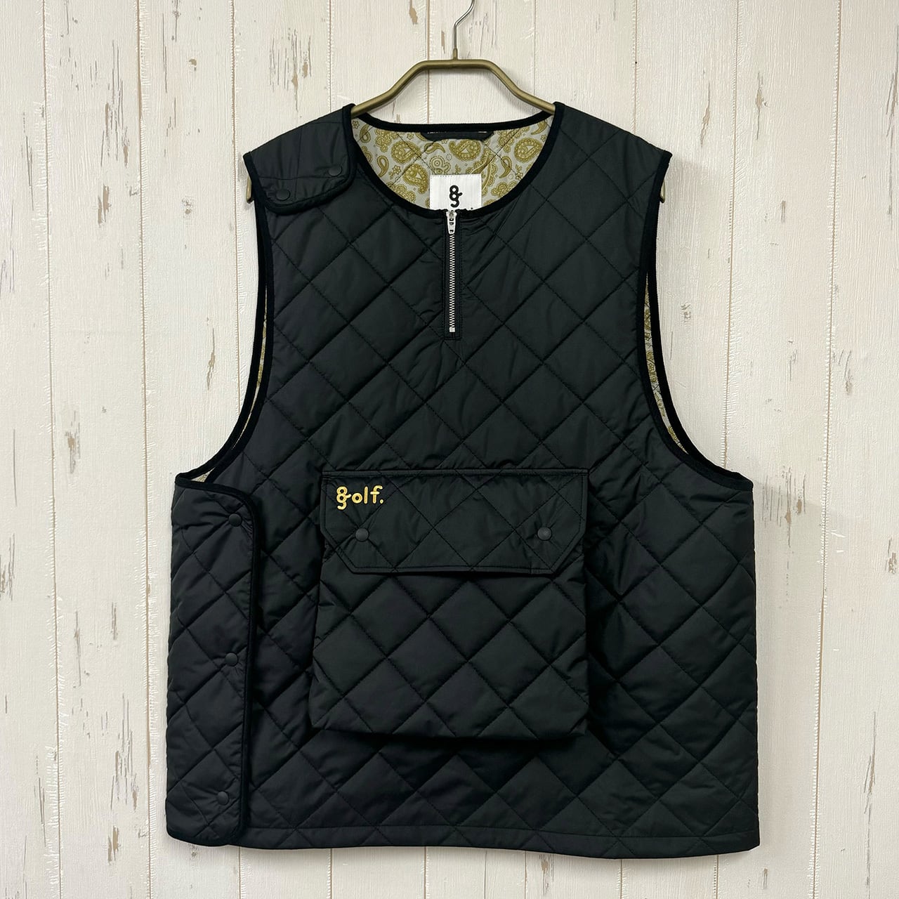 8G QUILTED VEST -BLACK- | 8G SHOOT WEBSTORE