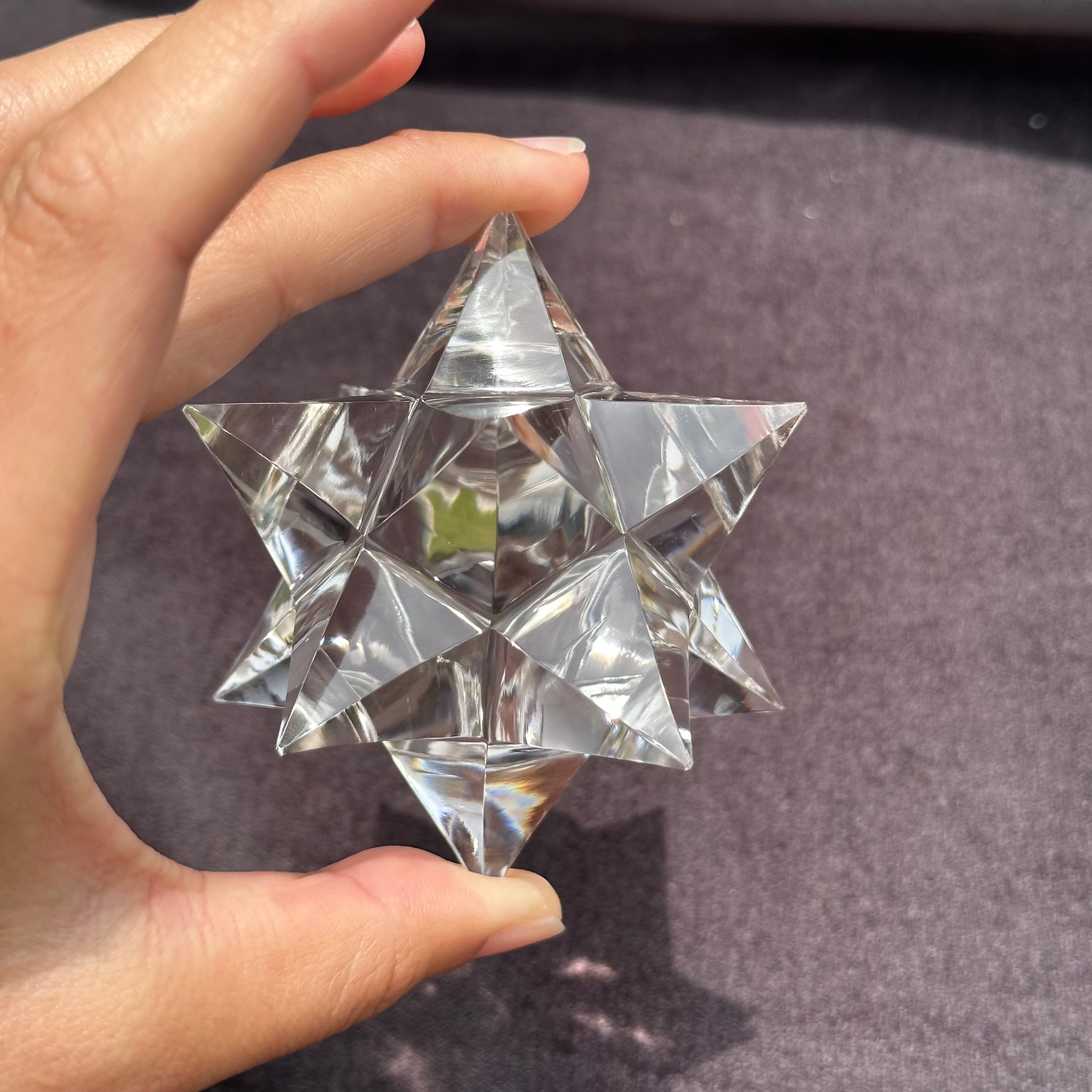 ガネーシュヒマール産【水晶】アステロイド マカバ スター 最高品質