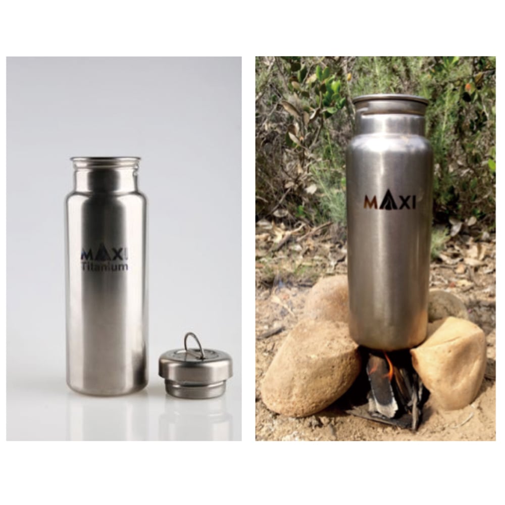 MAXI マキシ Titanium water bottle 800ml チタン ウォーターボトル