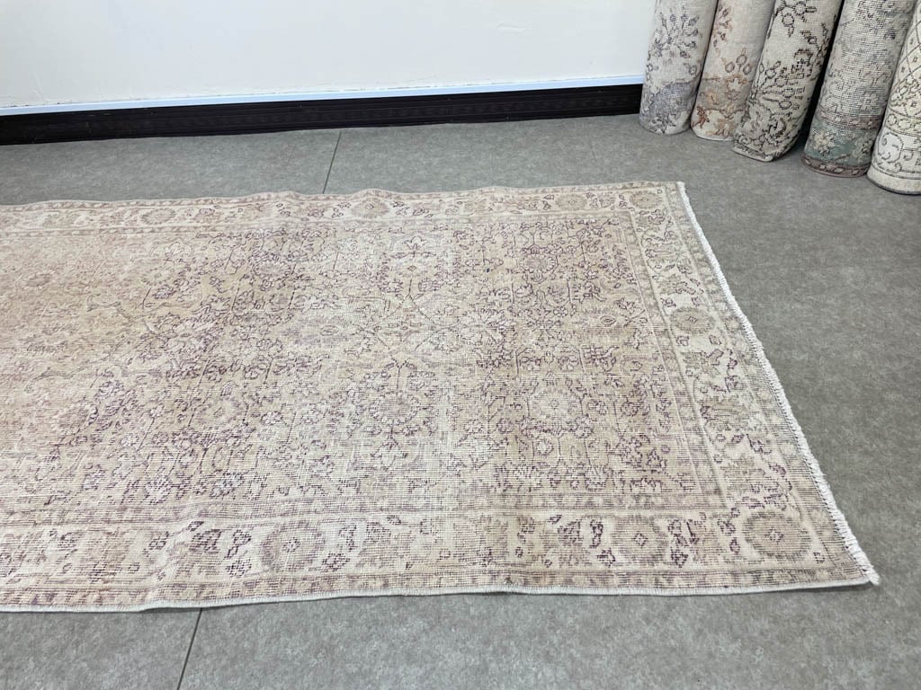 1970年代 トルコ ヴィンテージ ラグ 絨毯 106 x 202 cm ヴィンテージ