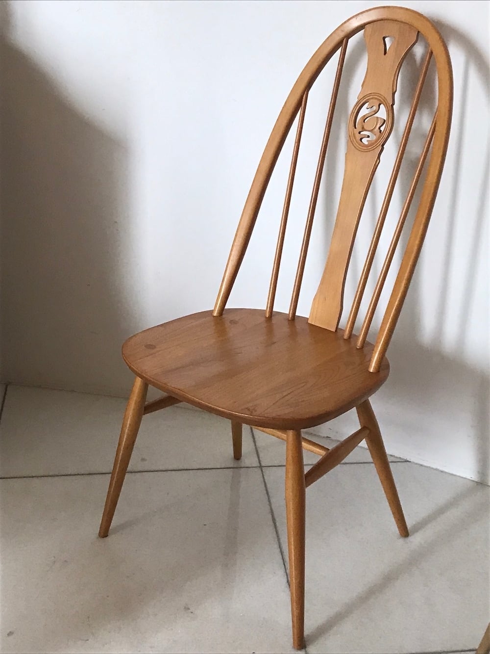 ERCOL NO.876 Swan Dining Chair スワンバックチェア | 北欧.Style＋1