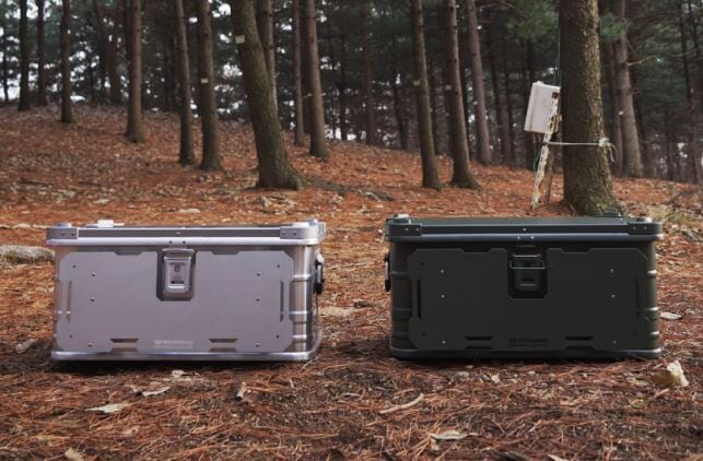 タクティカル アルミニウムボックス 47L キャンプボックス（WINDS