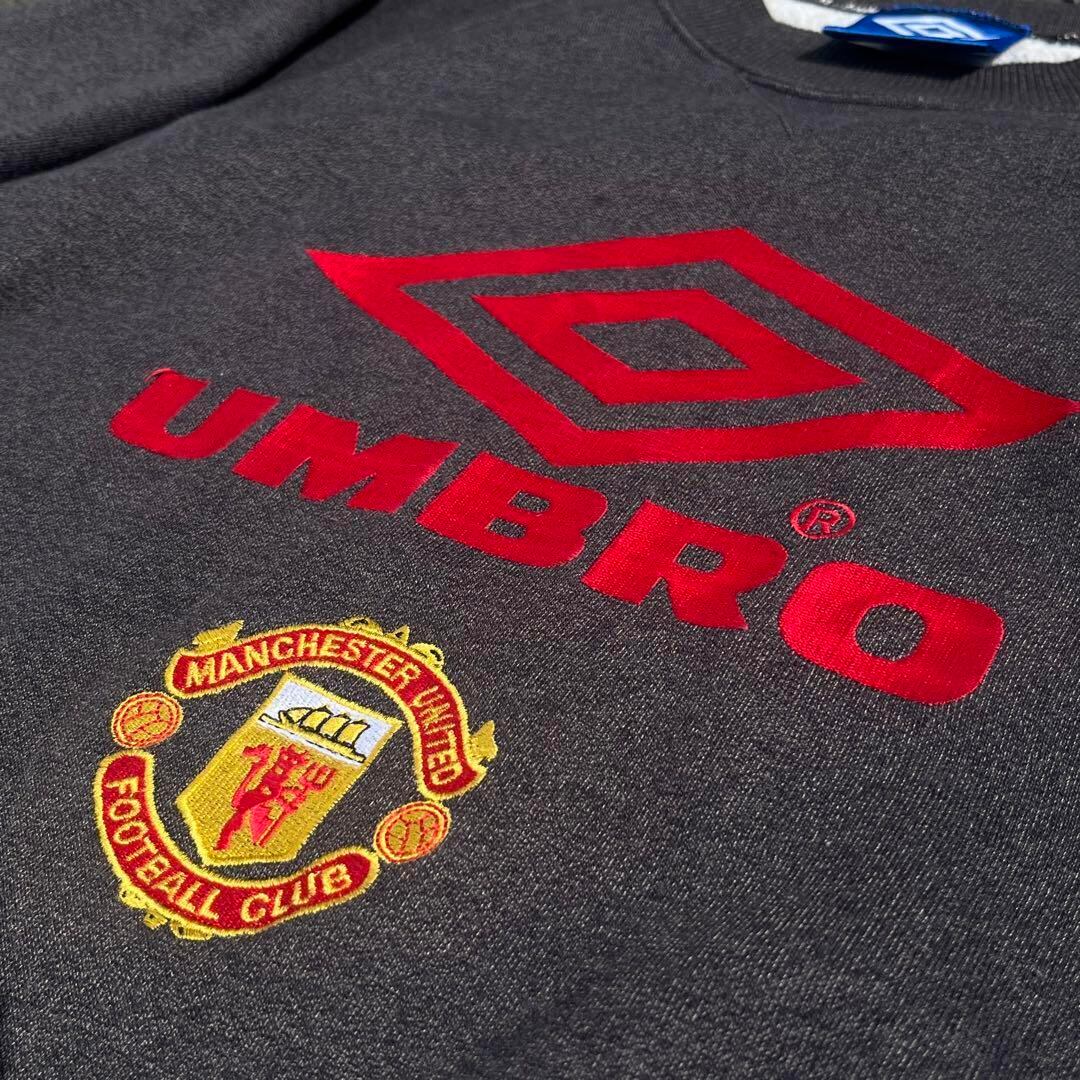 マンU》UMBRO アンブロ SHARP スウェット 刺繍 リバースウィーブ
