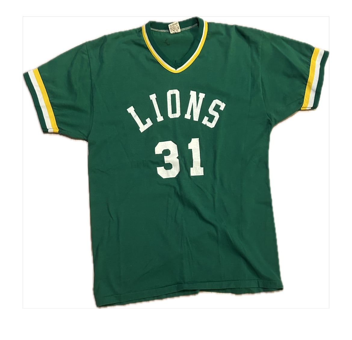 70sラッセル金タグ フットボールTシャツ | N_ base