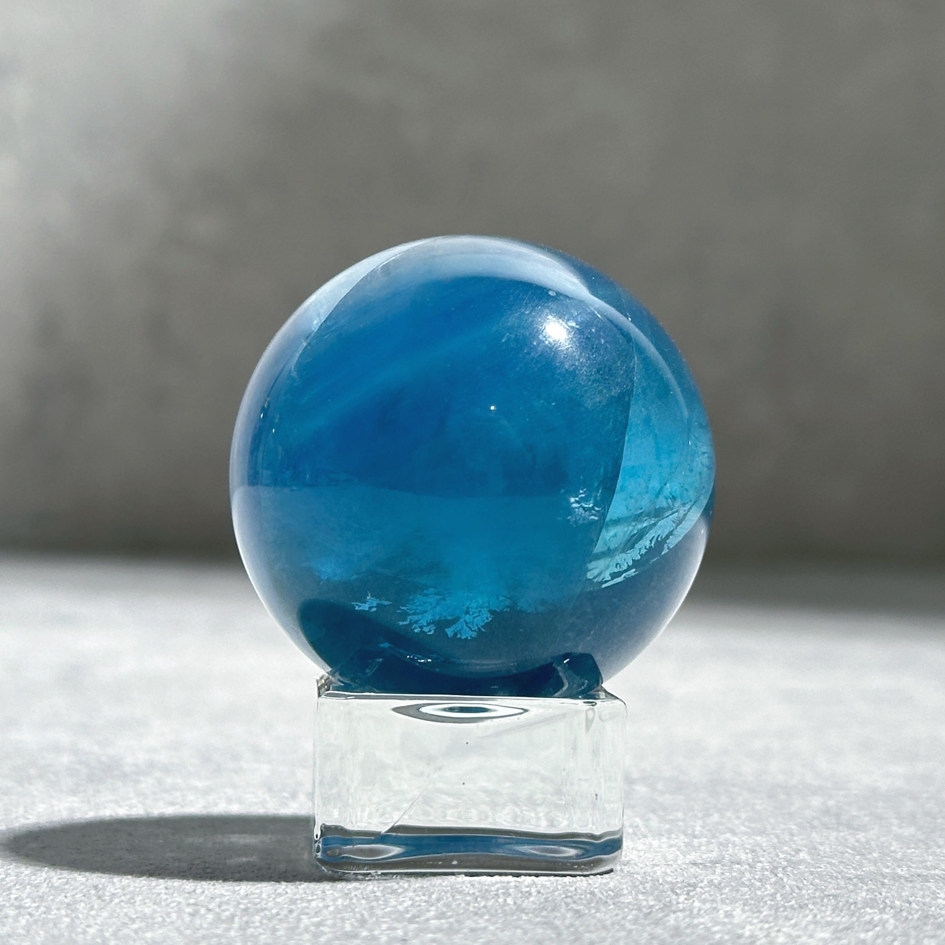 ブルーフローライト スフィア（丸玉）11◇ Blue Fluorite ◇天然石
