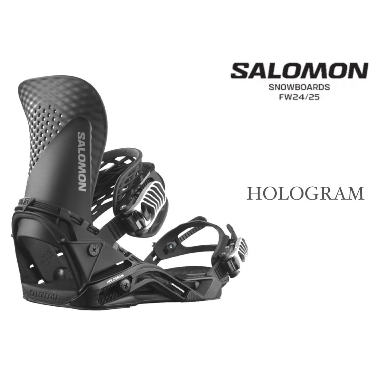 24-25モデル . SALOMON .『 HOLOGRAM 』. Black . サロモン