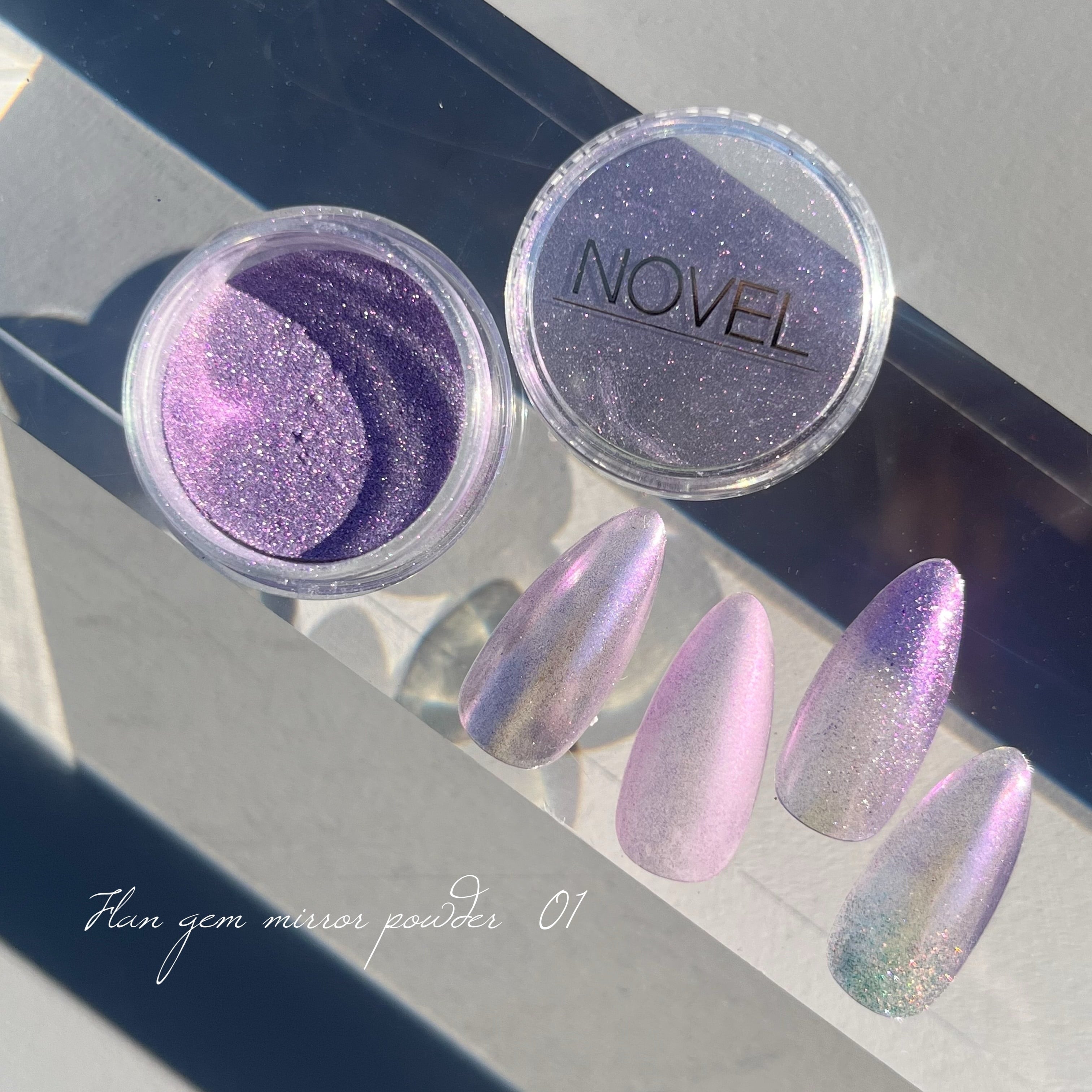 SET093 Flan gem mirror powder 6色SET | atelier NOVEL