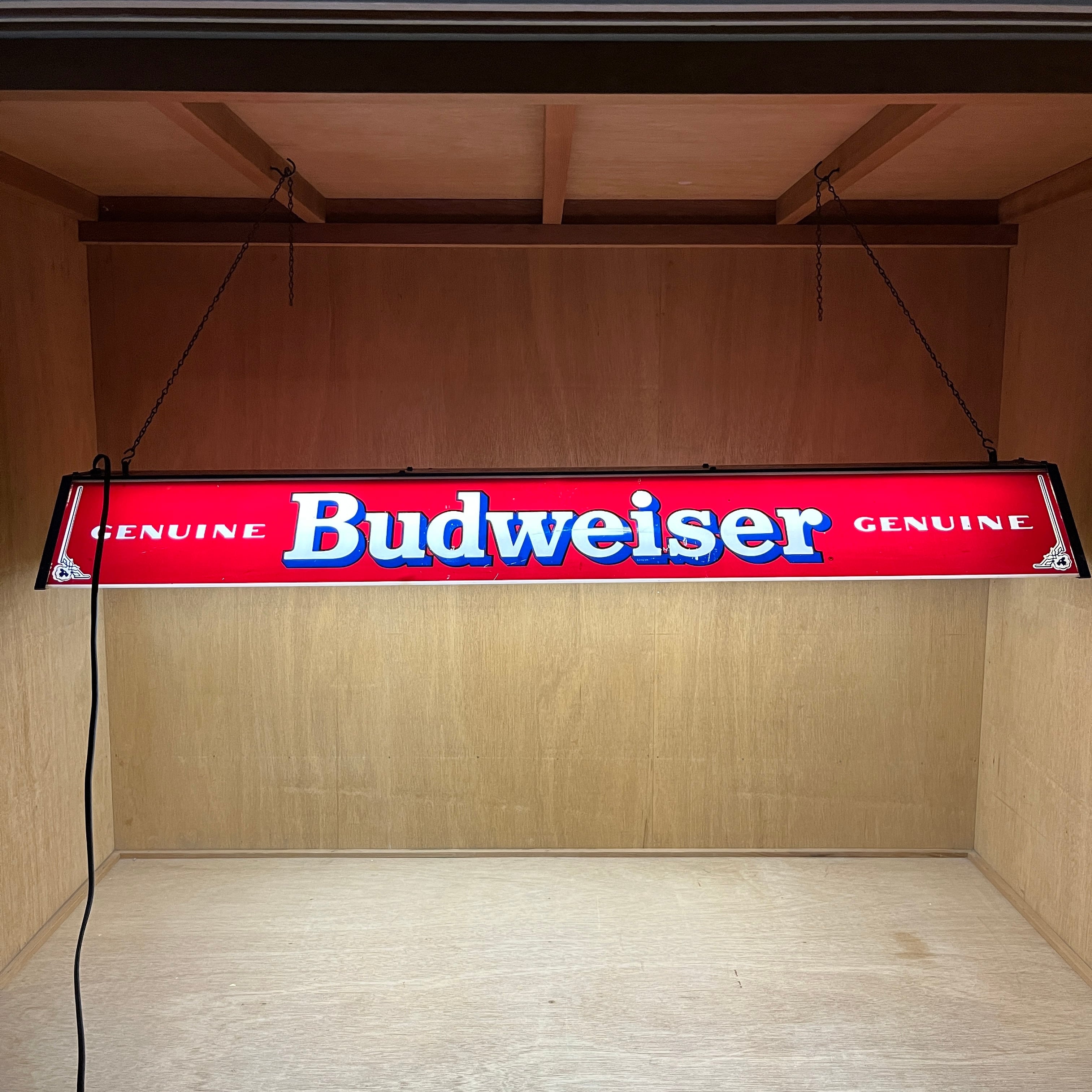 プールバーライト】希少 1988年製 Budweiser (バドワイザー) プール