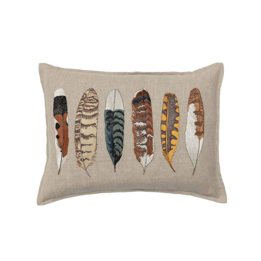 CORAL&TUSK [Medium Feathers Pillow] フェザーモチーフクッション