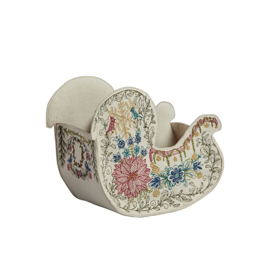 CORAL&TUSK [Christmas Sleigh] クリスマスのソリ 小物入れ (コーラル