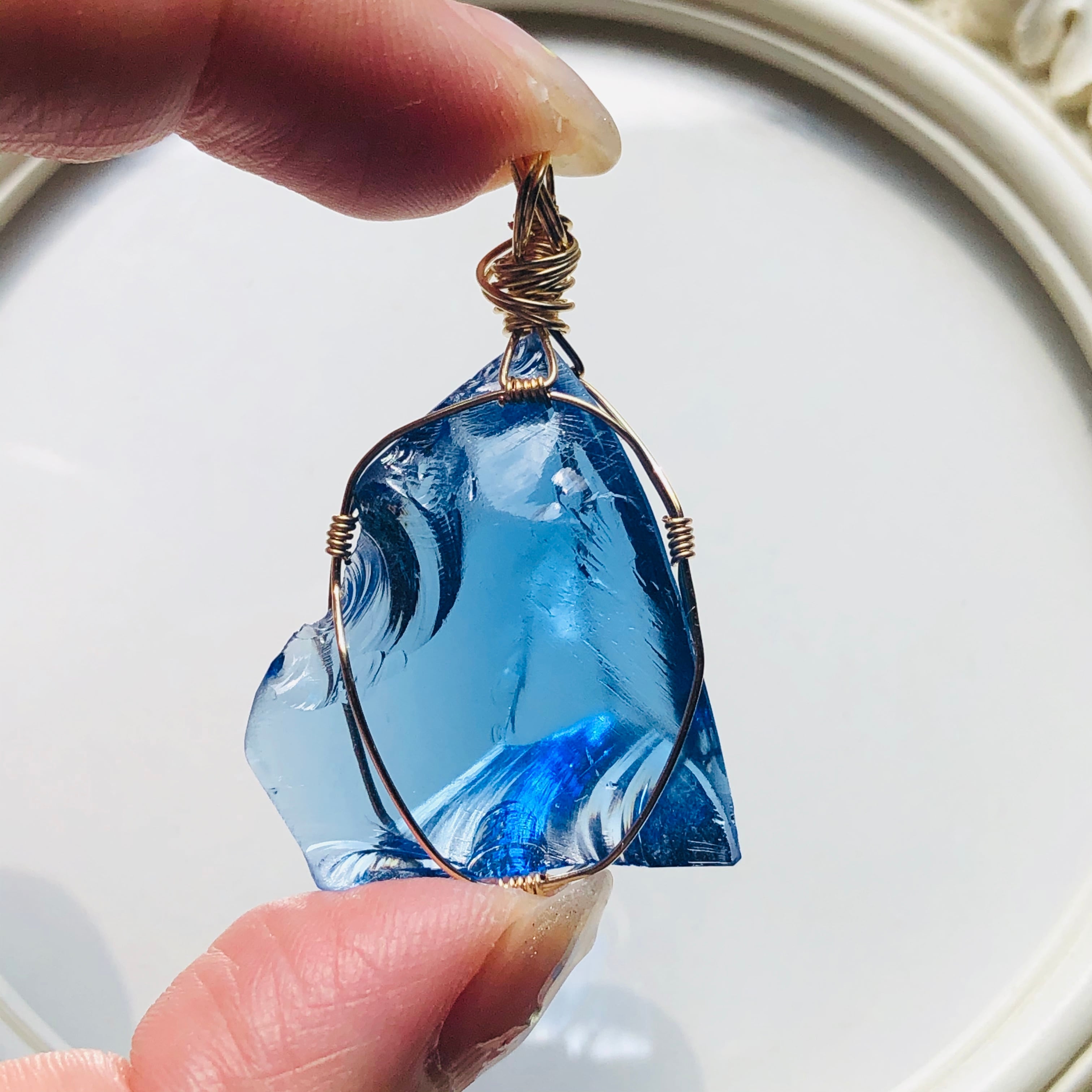 シエラネバダ産アンダラクリスタル☆宝石質~Gem Celestial Sapphire