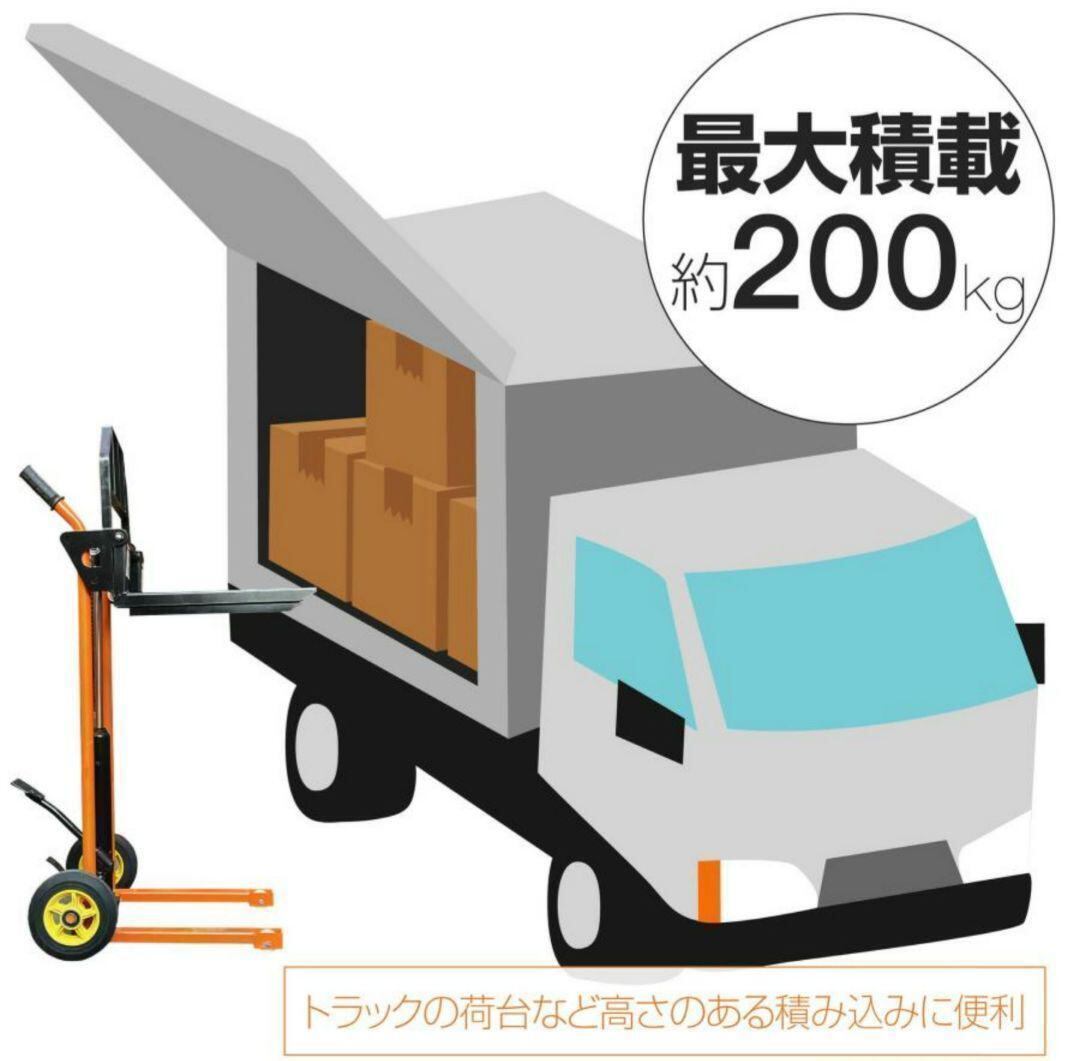 ハンド フォークリフト パレット 最高位900mm 200kg 1611 | Pay ID