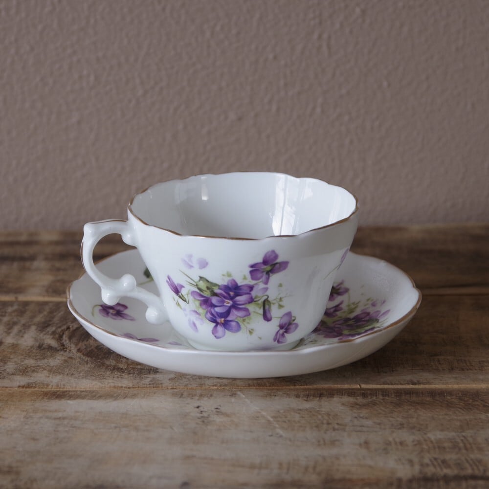 イギリス アンティーク 食器 ハマースレイ ビクトリアンバイオレット