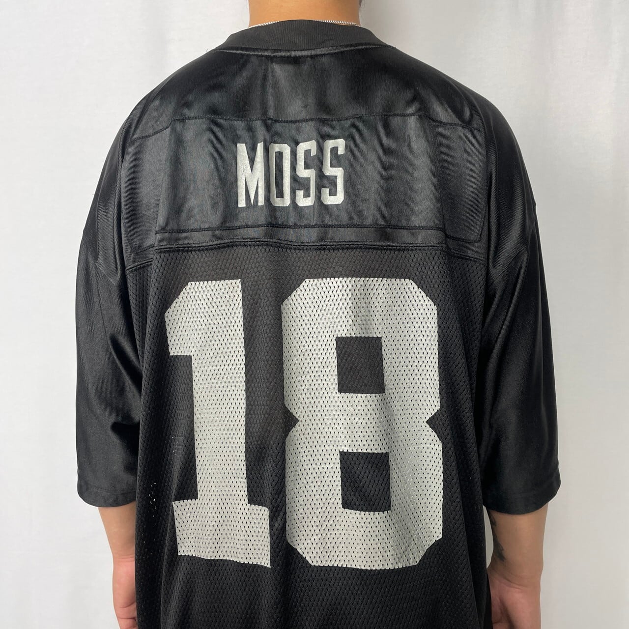 Reebok NFL ラスベガス・レイダース 18 ランディ・モス フットボール