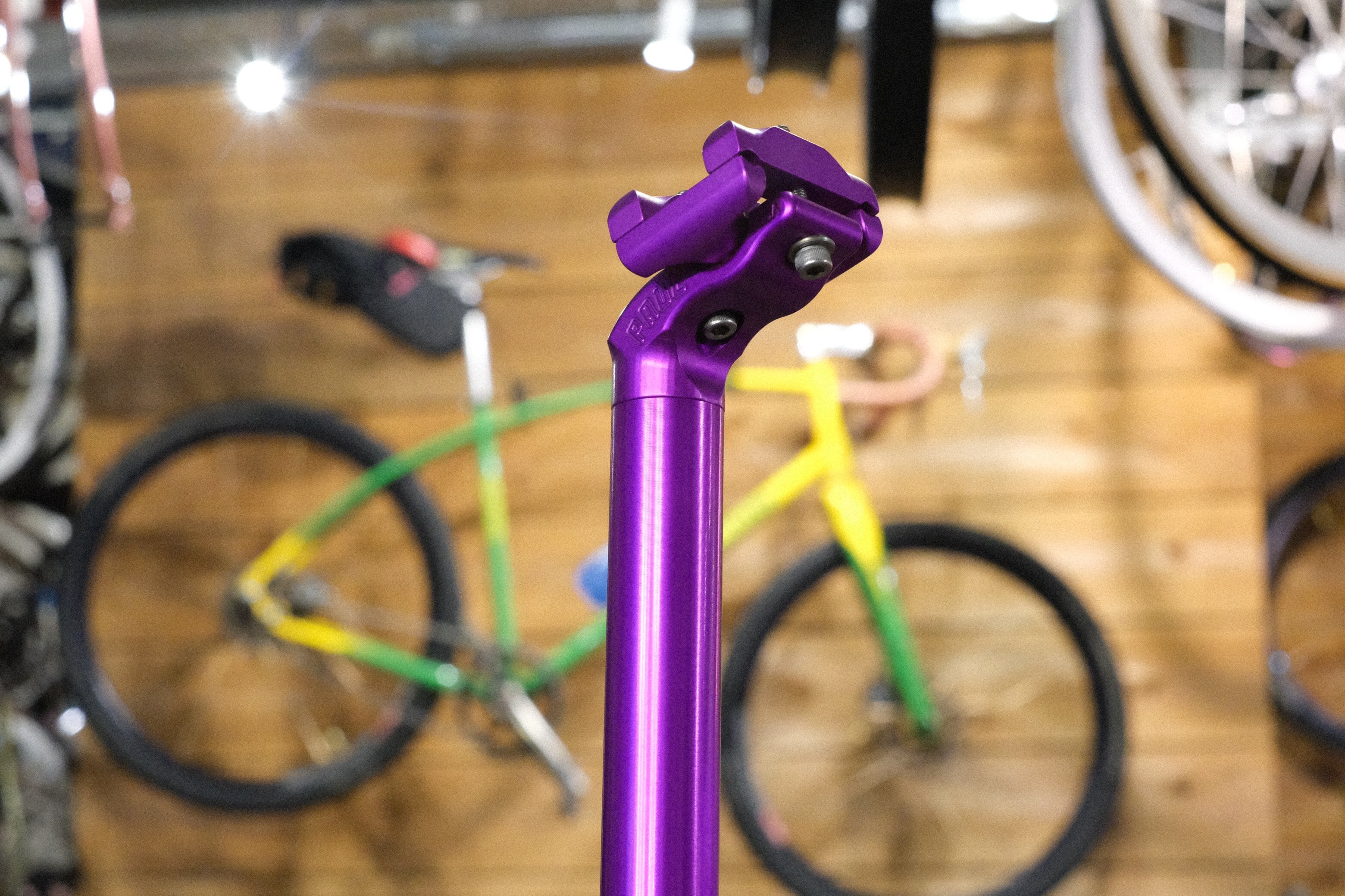 PAUL COMPONENT】TALL AND HANDSOME SEATPOST(PURPLE) | Humhumhug