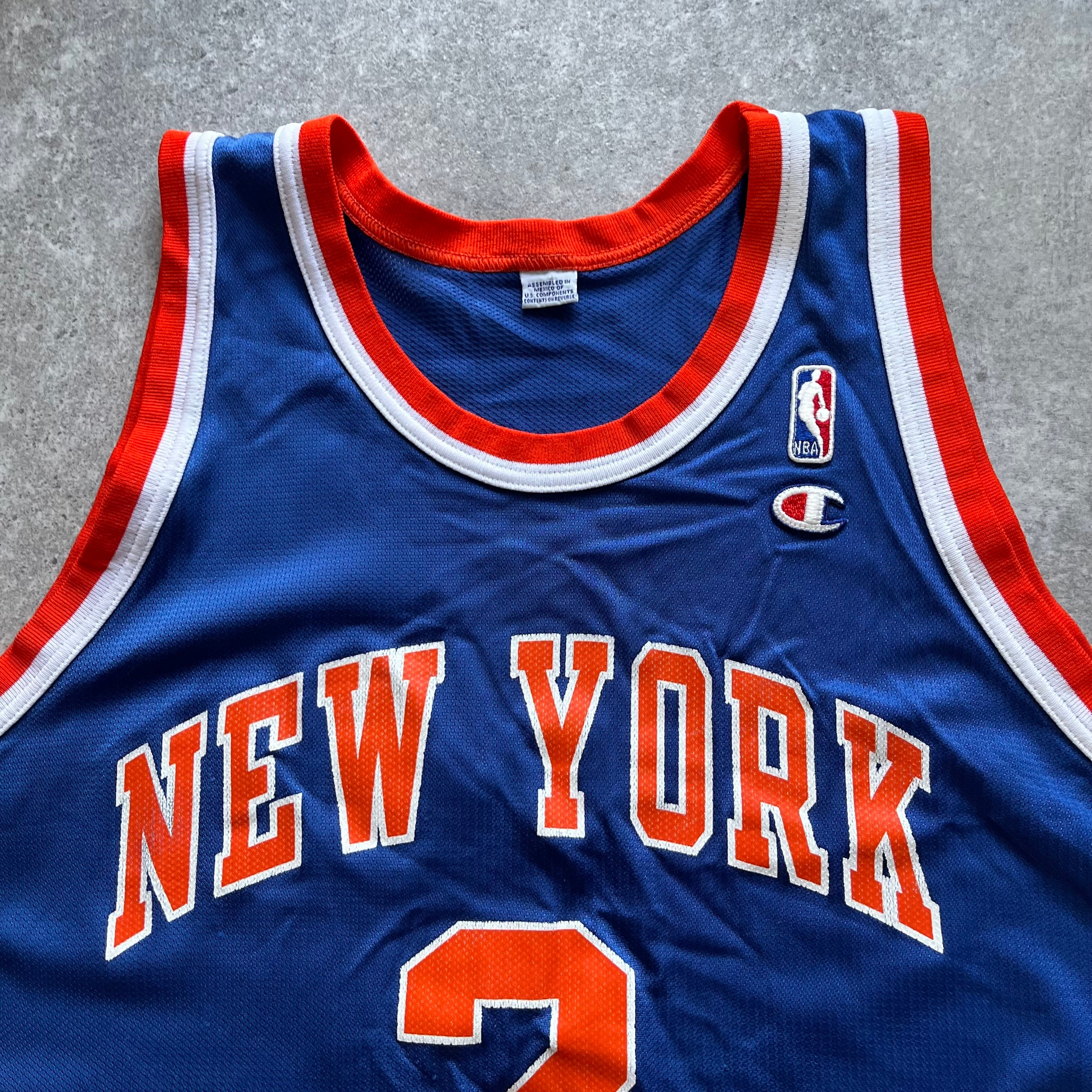 90s champion new york knicks larry johnson ニューヨーク ニックス