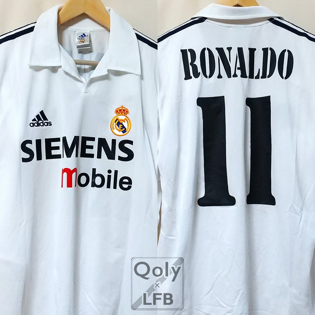 レアル・マドリード 2002-03 adidas チャンピオンズリーグ ホーム長袖