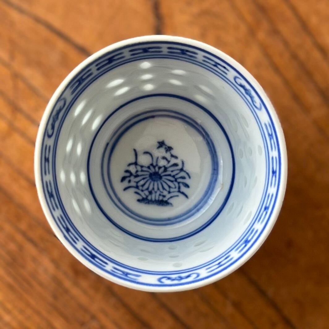 景徳鎮 酒器 猪口 茶器 蛍焼 菊花 蝙蝠 中国製 | 古家具古道具kuon