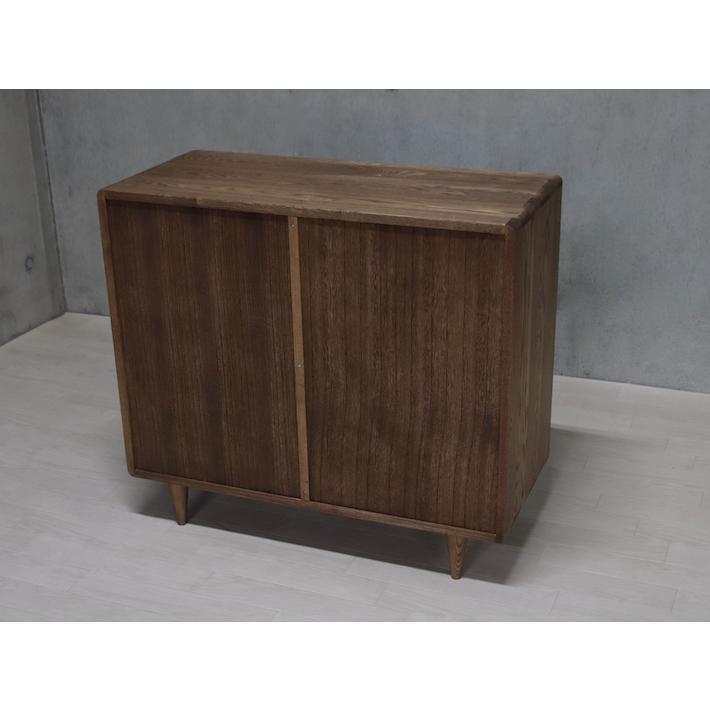 サイドボード 無垢 リビングボード 収納 キャビネット 木製 脚