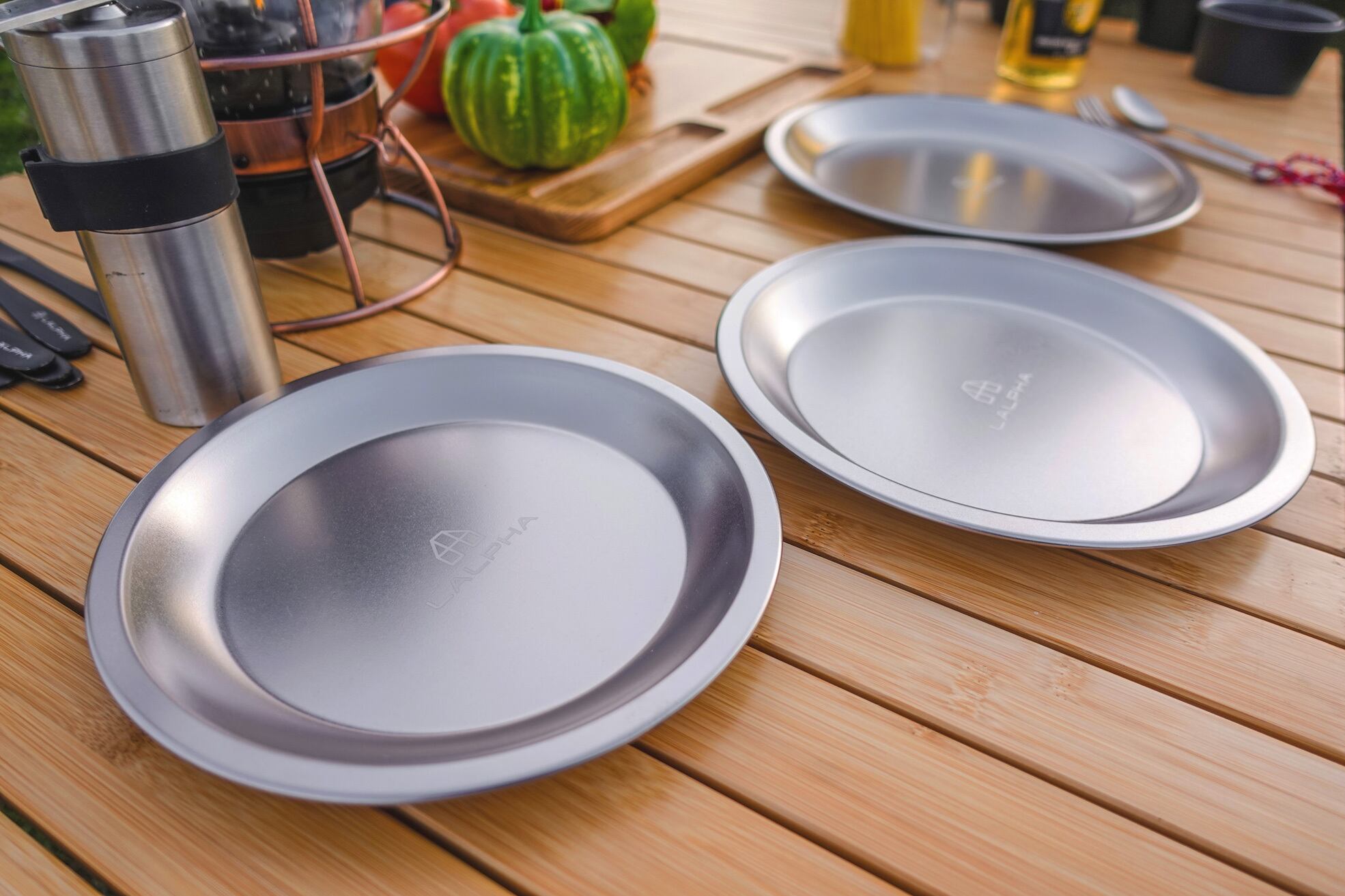 チタンテーブルウェアセット（TW-021T） | アウトドア・キャンプ用品